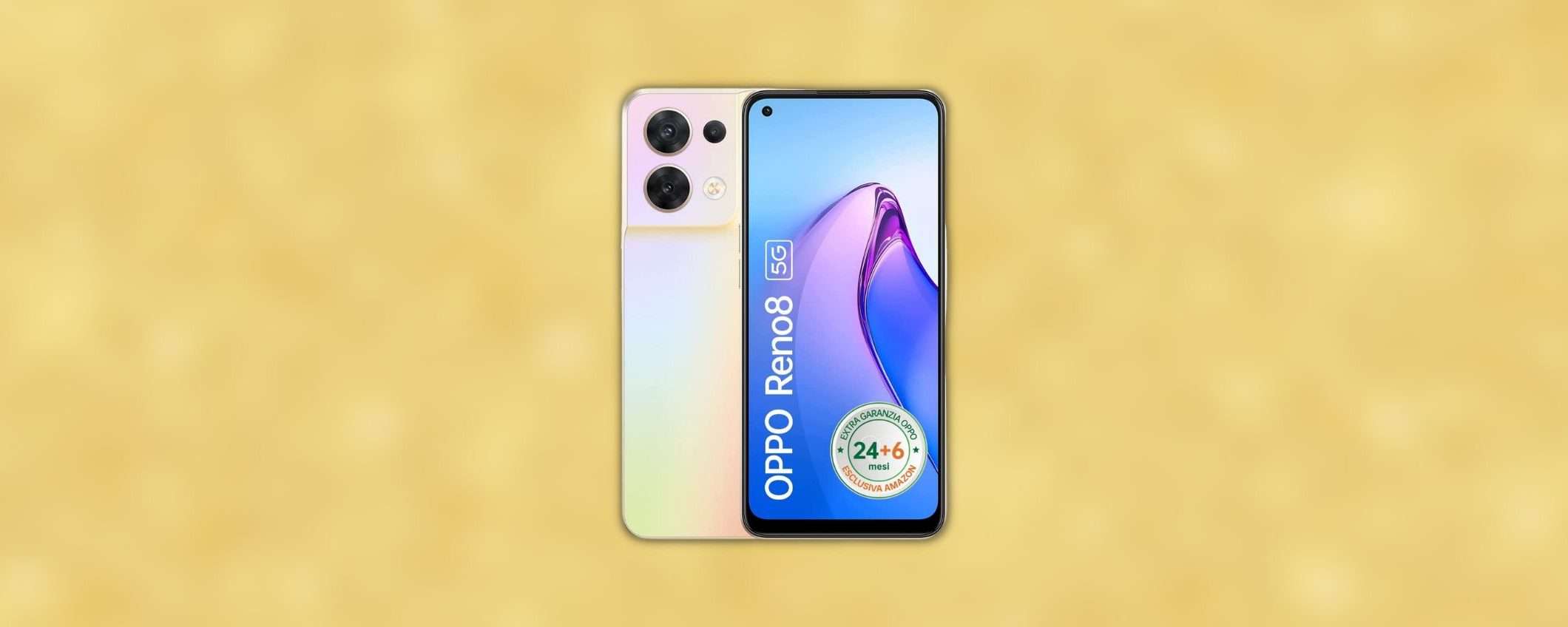 OPPO Reno8: la colorazione Shimmer Gold al minimo storico OPPO Reno8: la colorazione Shimmer Gold al minimo storico