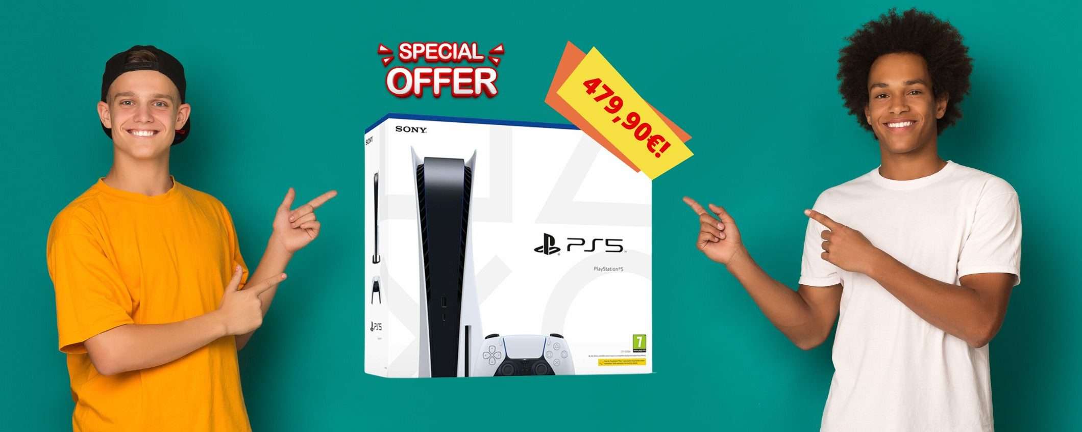 PS5 Standard Edition: ultima chance per averla a 479 euro PS5 Standard Edition: ultima chance per averla a 479 euro