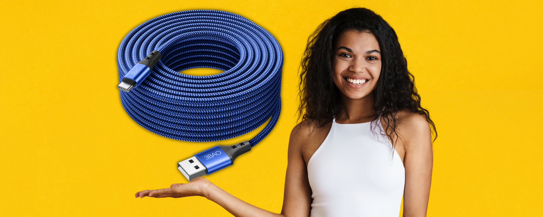 5 metri di ricarica rapida con questo Cavo USB-C in OFFERTA 5 metri di ricarica rapida con questo Cavo USB-C in OFFERTA