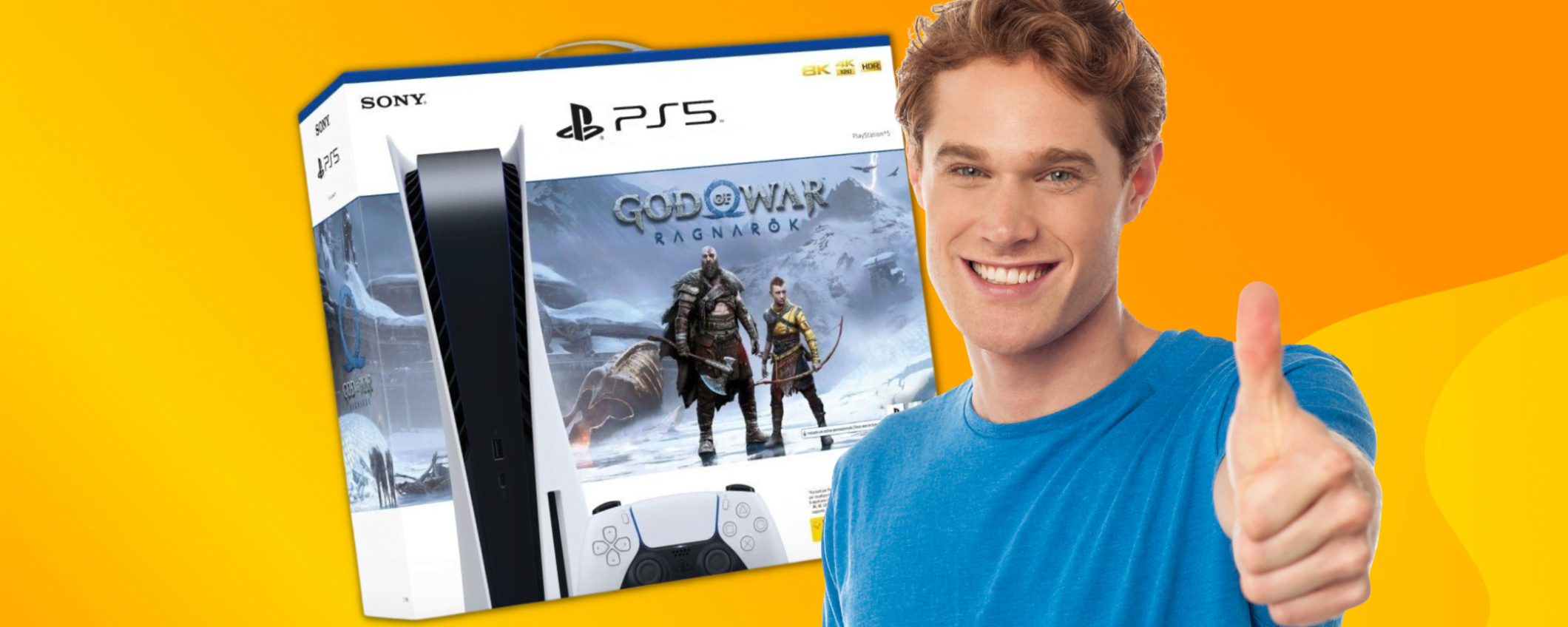 PS5 con God of War Ragnarok: torna il grande SCONTO di Amazon PS5 con God of War Ragnarok: torna il grande SCONTO di Amazon