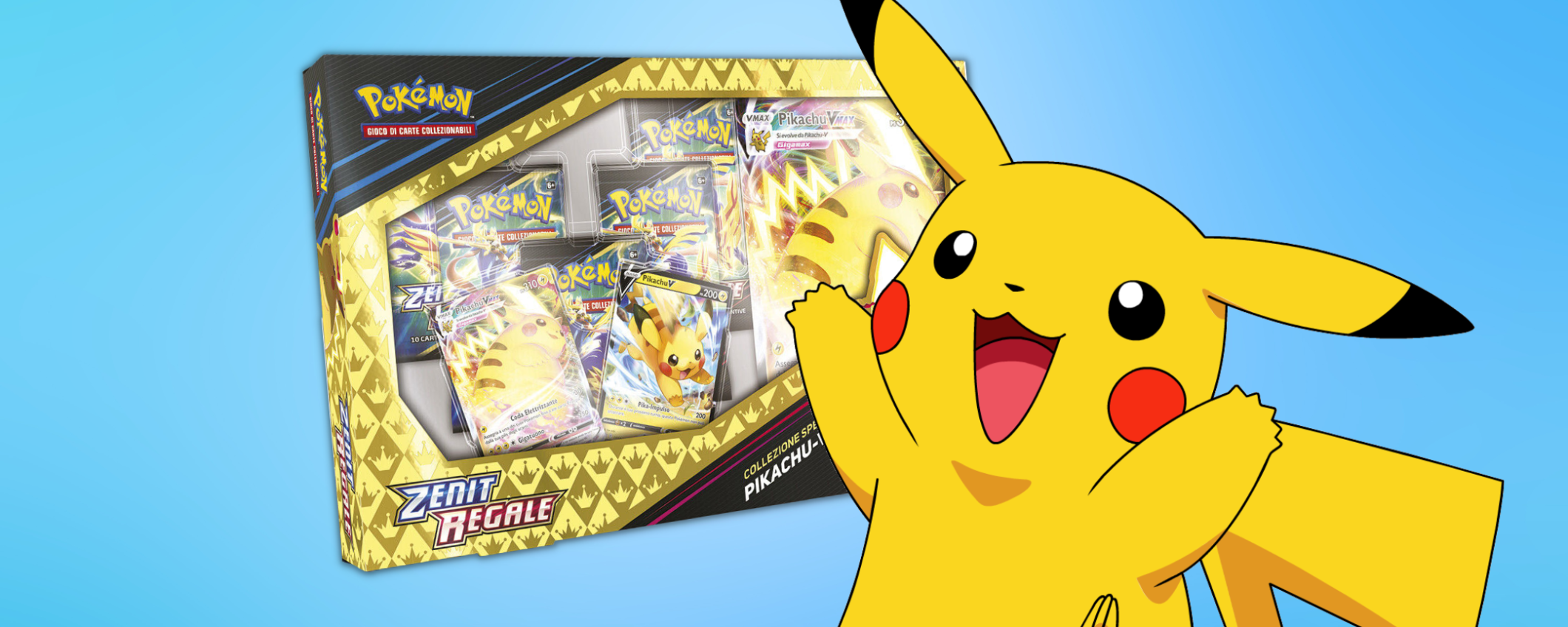 Pokémon Zenit Regale è in sconto: Pikachu VMAX ti aspetta! Pokémon Zenit Regale è in sconto: Pikachu VMAX ti aspetta!