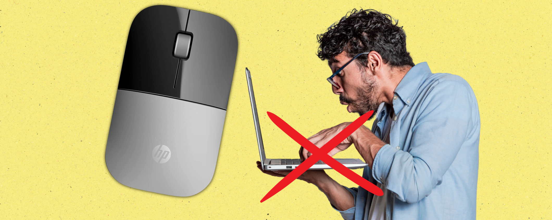 Niente più scomodi touchpad con questo Mouse Wireless HP in sconto Niente più scomodi touchpad con questo Mouse Wireless HP in sconto