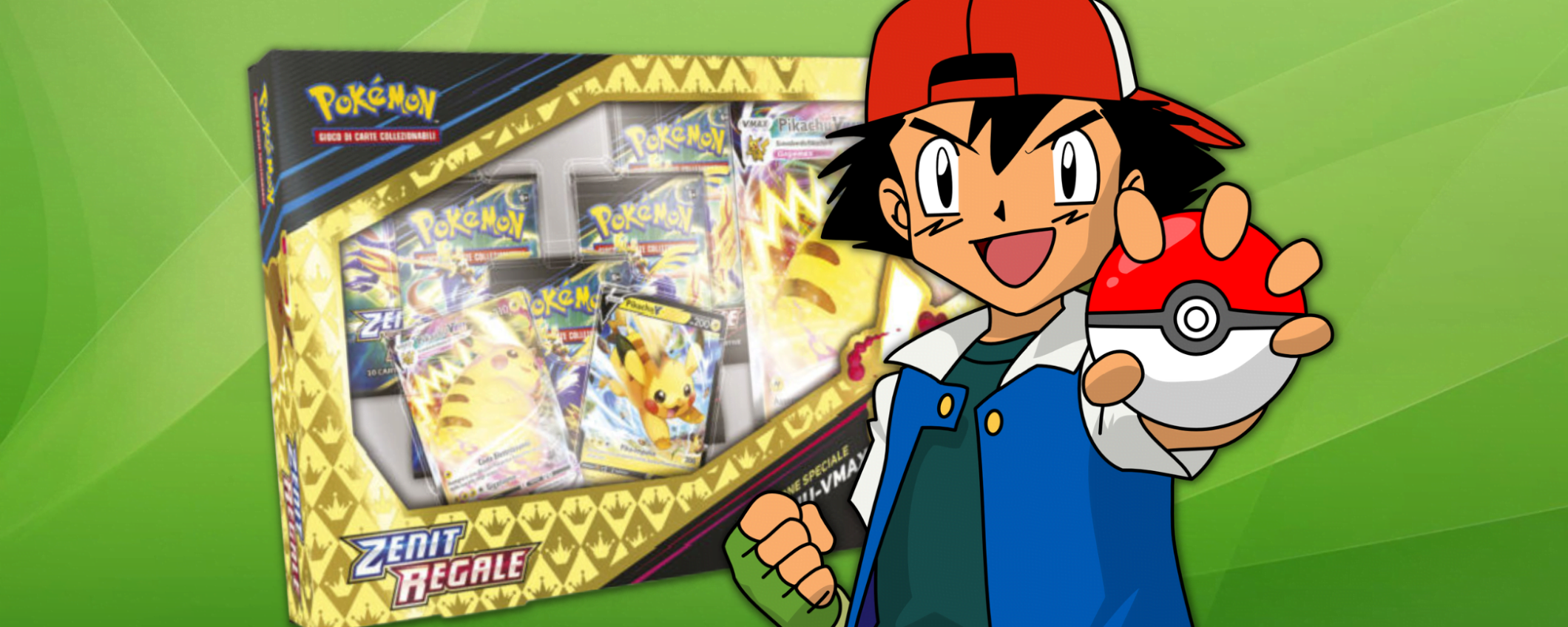 Gioca con Pikachu VMAX: Pokémon Zenit Regale è IN SCONTO Gioca con Pikachu VMAX: Pokémon Zenit Regale è IN SCONTO