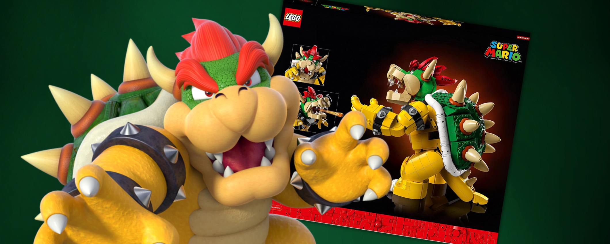 Costruisci il Potente Bowser con LEGO Super Mario: oggi è in sconto