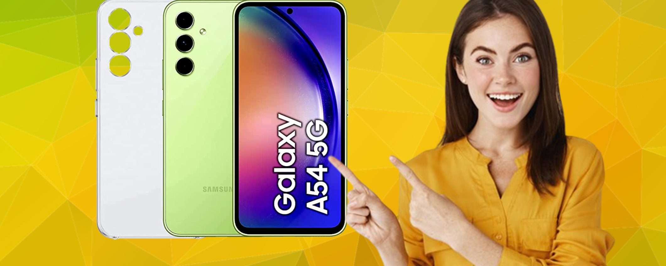 Samsung Galaxy A54 5G al MINIMO STORICO su Amazon: IMPERDIBILE Samsung Galaxy A54 5G al MINIMO STORICO su Amazon: IMPERDIBILE