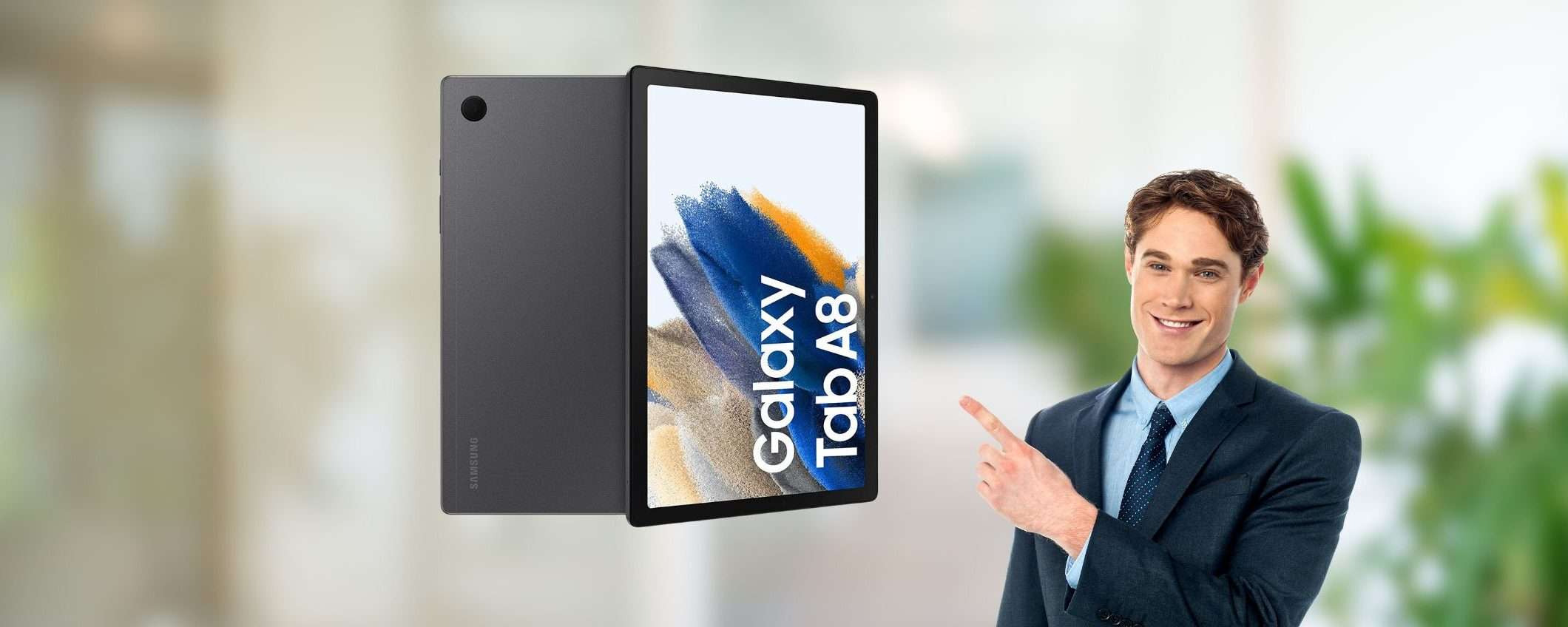 Samsung Galaxy Tab A8: il tablet per lavorare che cercavi oggi costa meno di 200€ Samsung Galaxy Tab A8: il tablet per lavorare che cercavi oggi costa meno di 200€