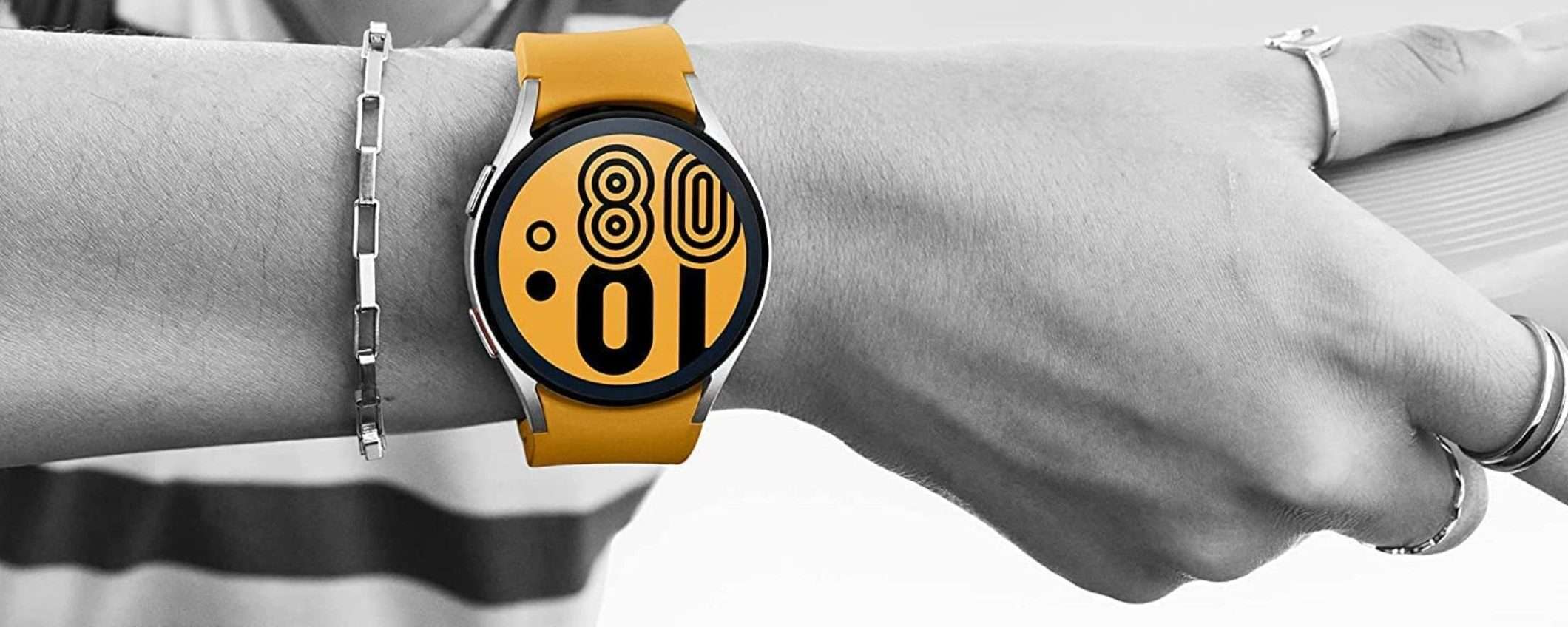 Samsung Galaxy Watch4, il rivale di Apple Watch, è in SUPER SCONTO su Amazon Samsung Galaxy Watch4, il rivale di Apple Watch, è in SUPER SCONTO su Amazon