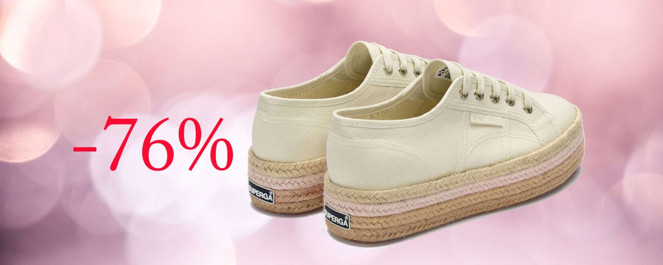 Superga da donna con zeppa alta scontate del 76%: FOLLIA su eBay Superga da donna con zeppa alta scontate del 76%: FOLLIA su eBay