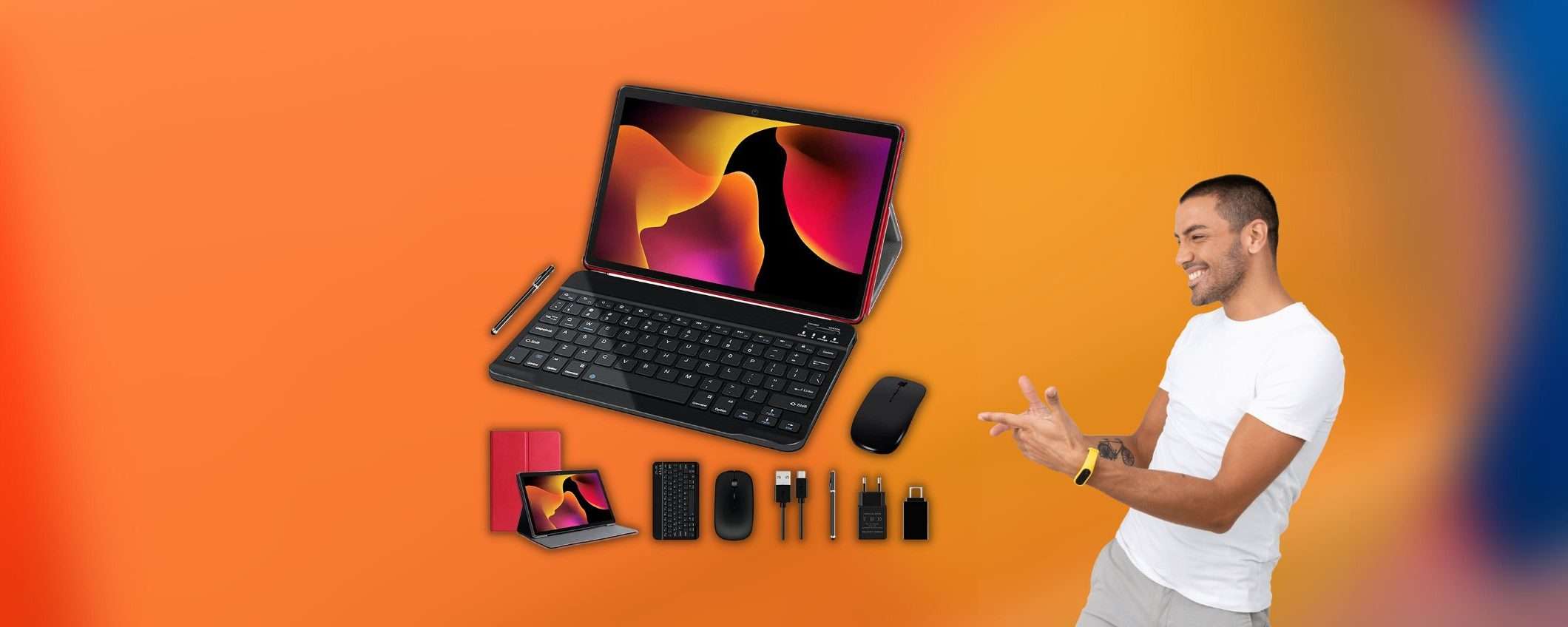 Questo tablet Android ha TUTTO compreso nel prezzo ed è in offerta a 99€ Questo tablet Android ha TUTTO compreso nel prezzo ed è in offerta a 99€