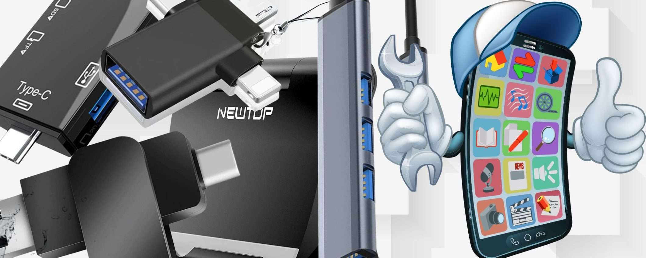 Con questi 5 gadget a meno 6€ lo smartphone diventa un PC: SPETTACOLO Con questi 5 gadget a meno 6€ lo smartphone diventa un PC: SPETTACOLO