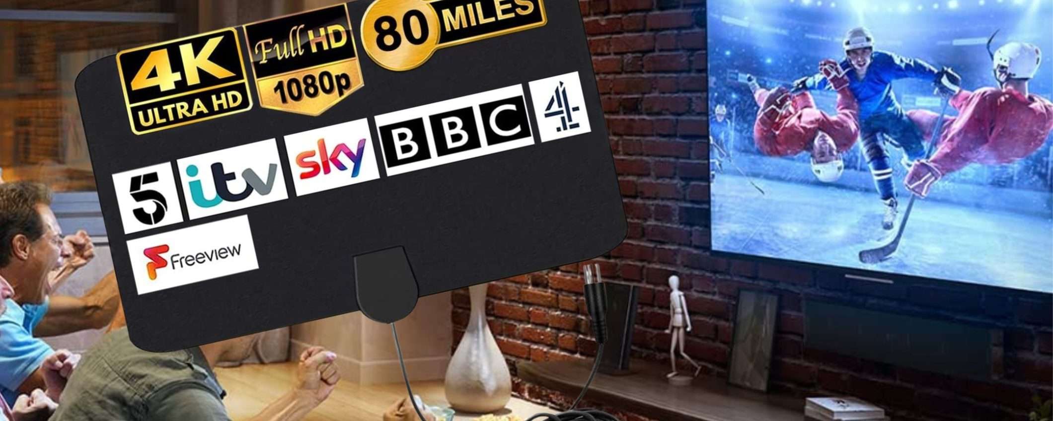 La TV si vede male? 10€ per questa ECCELLENTE antenna da interni e risolvi La TV si vede male? 10€ per questa ECCELLENTE antenna da interni e risolvi