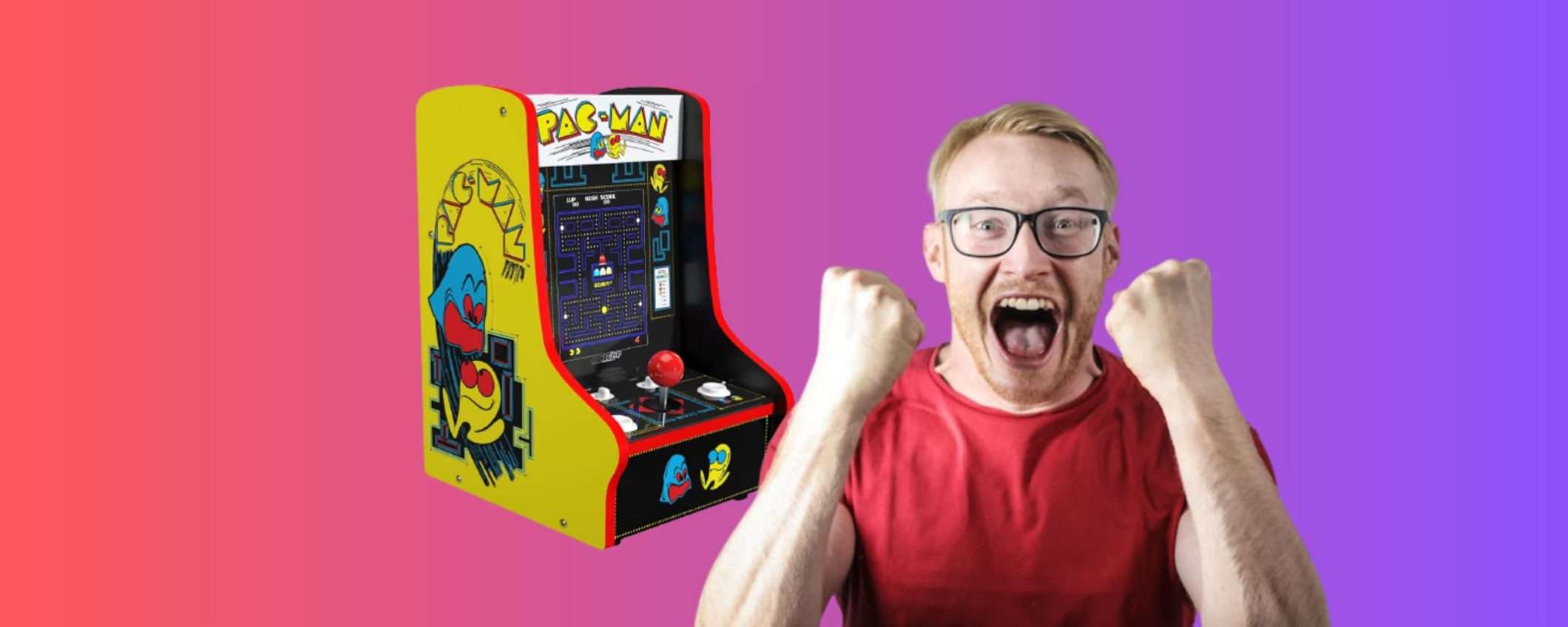 Mini Cabinato Arcade Pac-Man: realizza il tuo SOGNO a un prezzo top Mini Cabinato Arcade Pac-Man: realizza il tuo SOGNO a un prezzo top