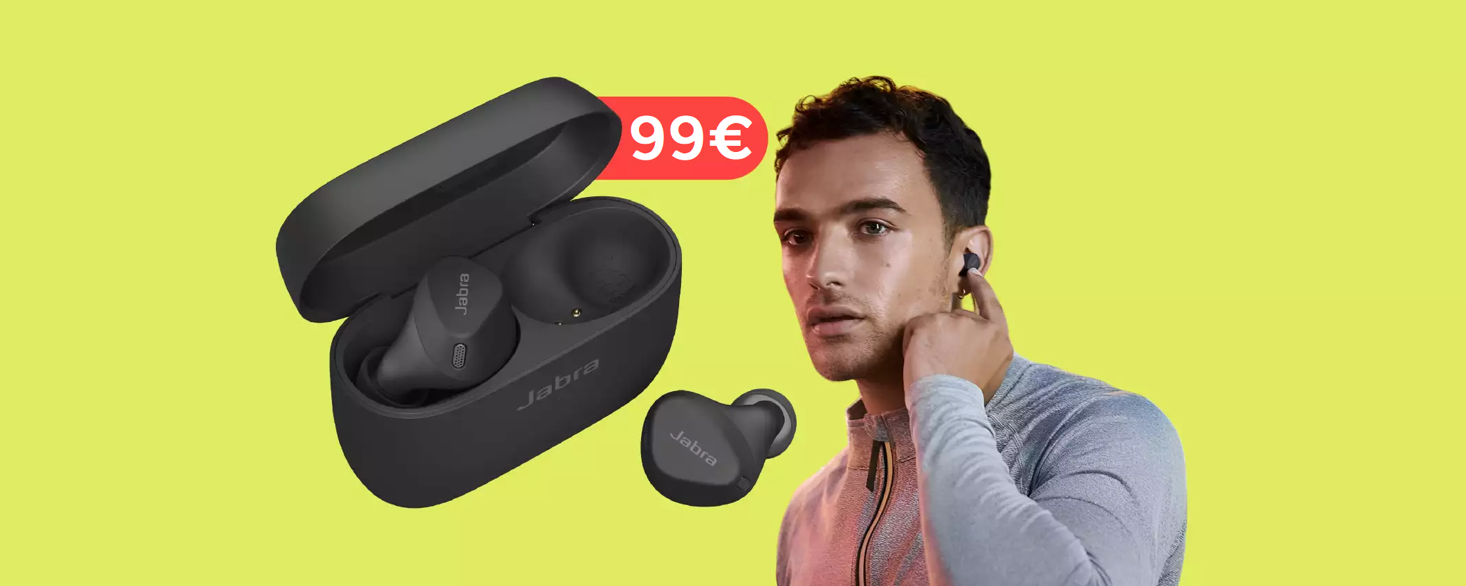 Auricolari Jabra con ALEXA, ottimi per lo sport: il prezzo CROLLA a 99€ Auricolari Jabra con ALEXA, ottimi per lo sport: il prezzo CROLLA a 99€