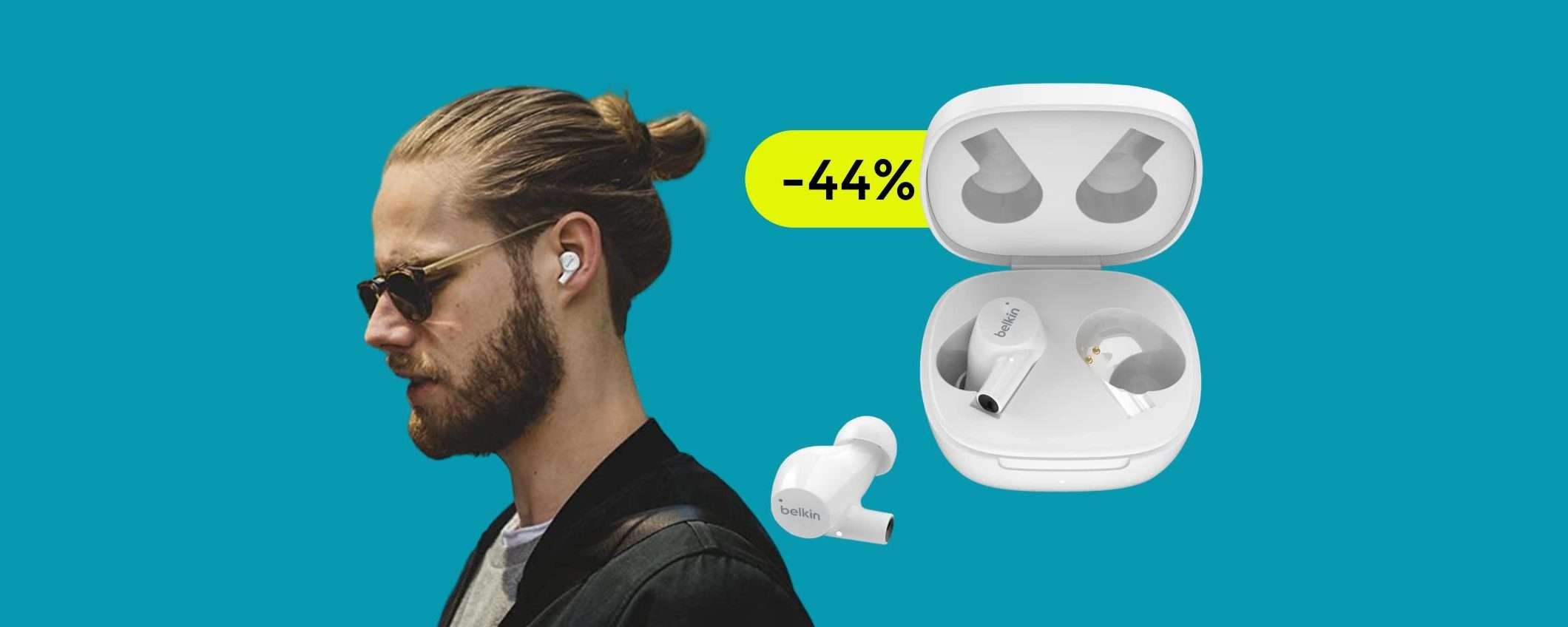 Auricolari Belkin POTENTISSIMI: a questo prezzo non c'è di meglio (39€) Auricolari Belkin POTENTISSIMI: a questo prezzo non c'è di meglio (39€)
