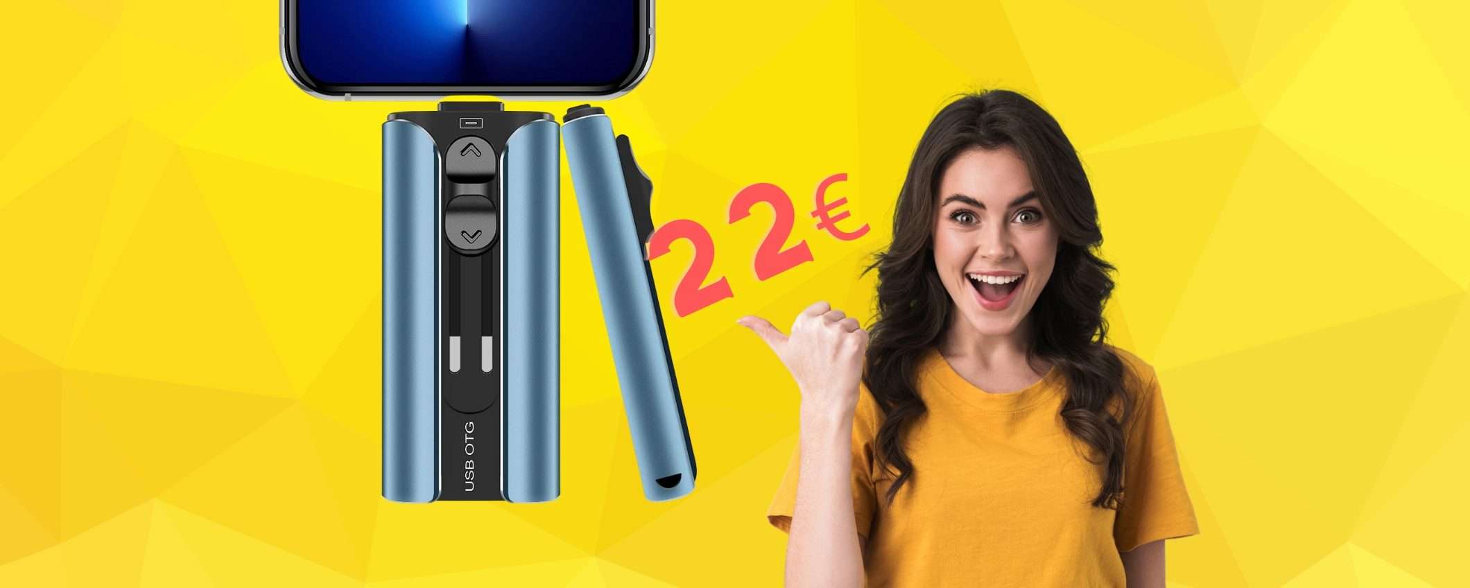 Chiavetta USB da 256 GB per iOS, Android e PC a 22€ su Amazon Chiavetta USB da 256 GB per iOS, Android e PC a 22€ su Amazon