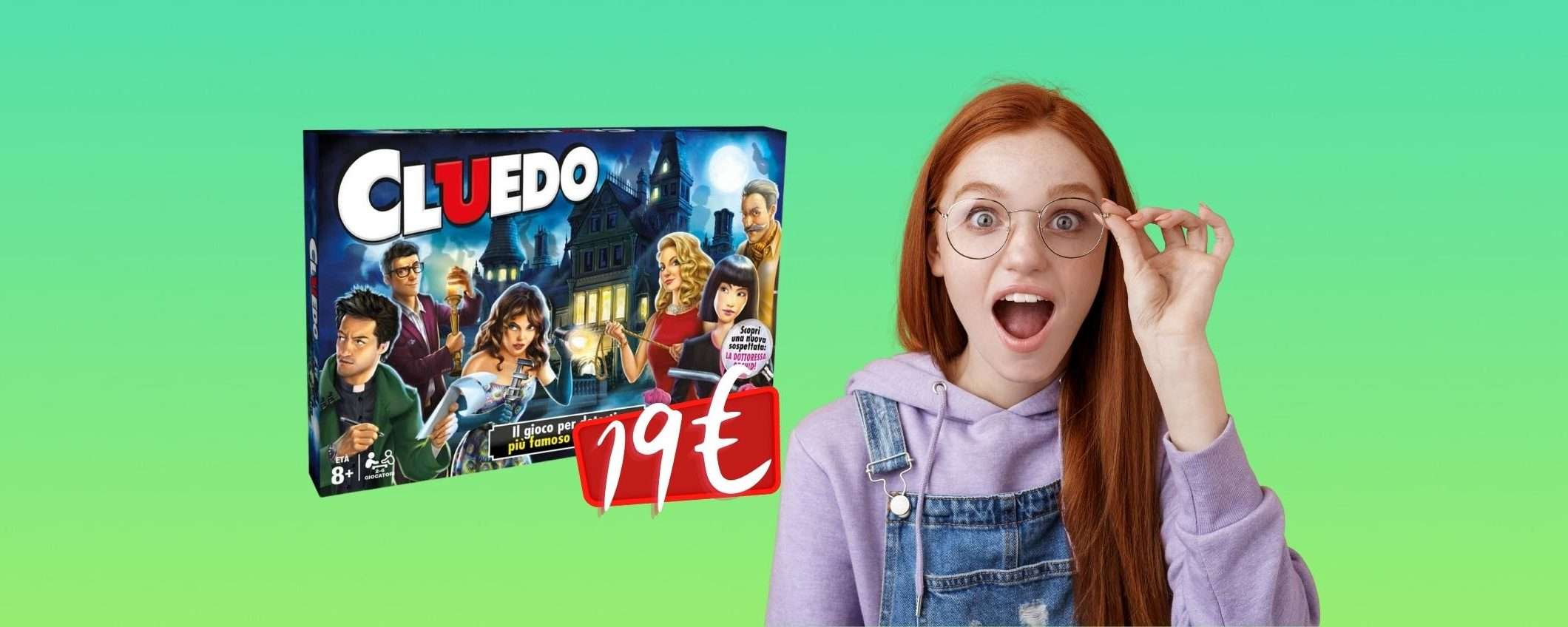 Cluedo: il gioco da tavolo più amato di sempre ora a SOLI 19€ Cluedo: il gioco da tavolo più amato di sempre ora a SOLI 19€