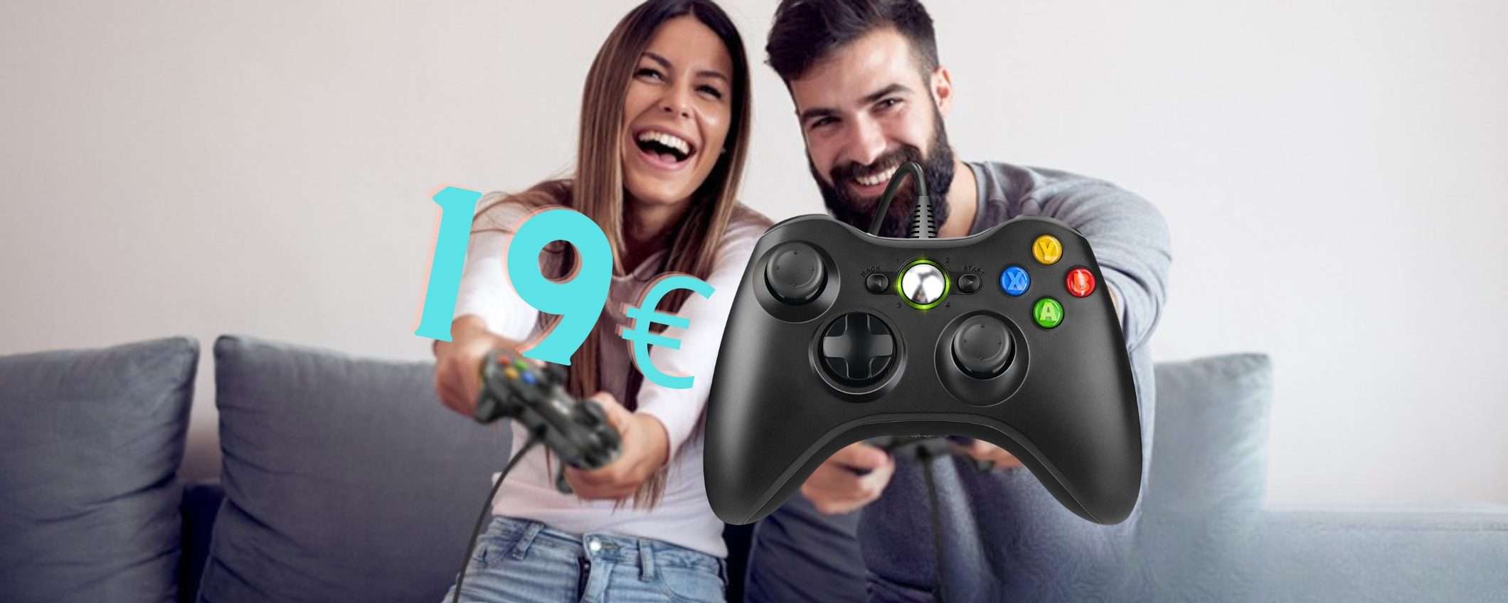 Controller per PC e Xbox a SOLI 19€ con lo SCONTO del 47% su Amazon Controller per PC e Xbox a SOLI 19€ con lo SCONTO del 47% su Amazon