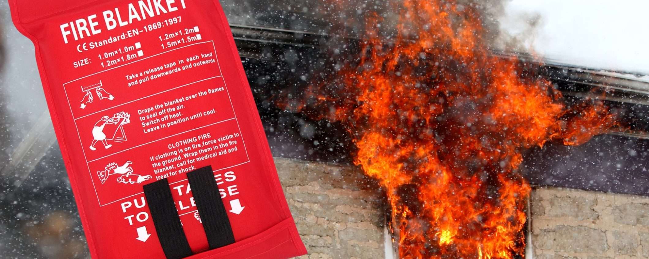 Cartello Vsafety Per Coperta Antincendio - 75x200 Mm, Plastica Rigida Rossa - Conforme Norme EN ISO 7010