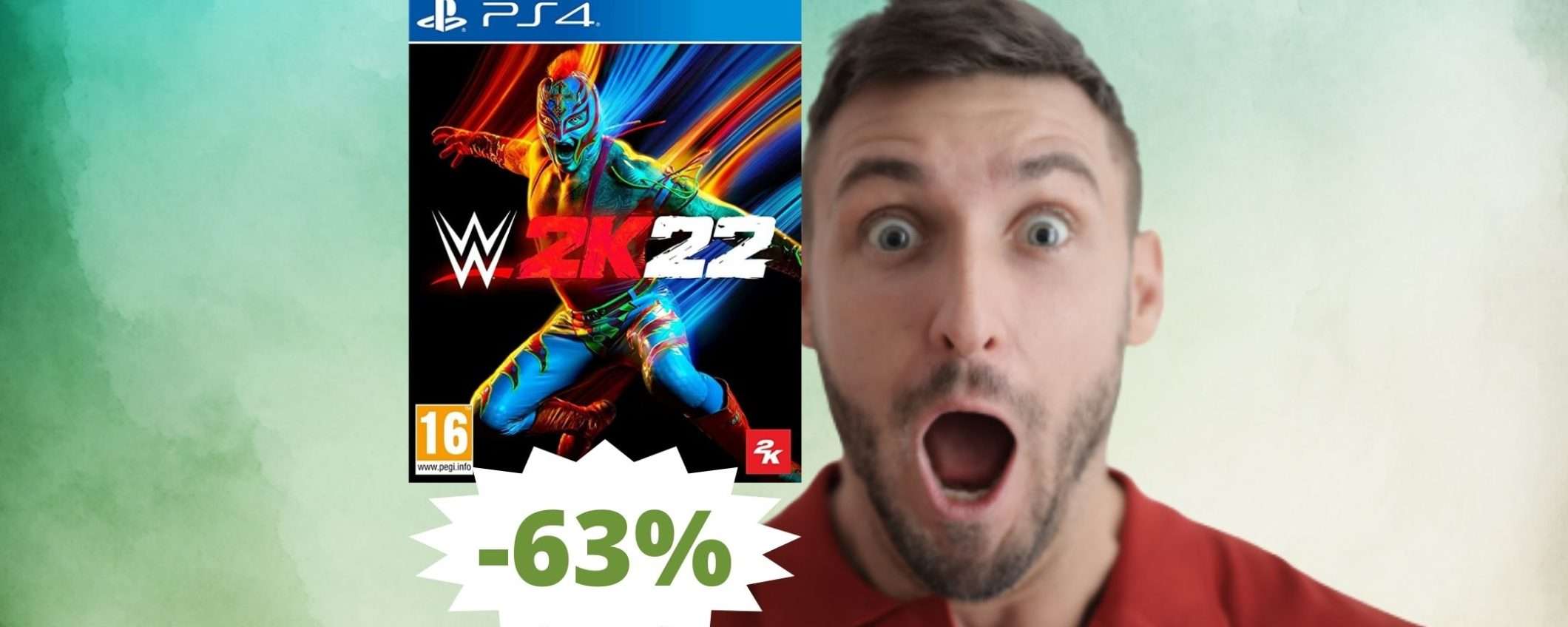 WWE 2K22 PS4: sconto FOLLE del 65% su Amazon WWE 2K22 PS4: sconto FOLLE del 65% su Amazon