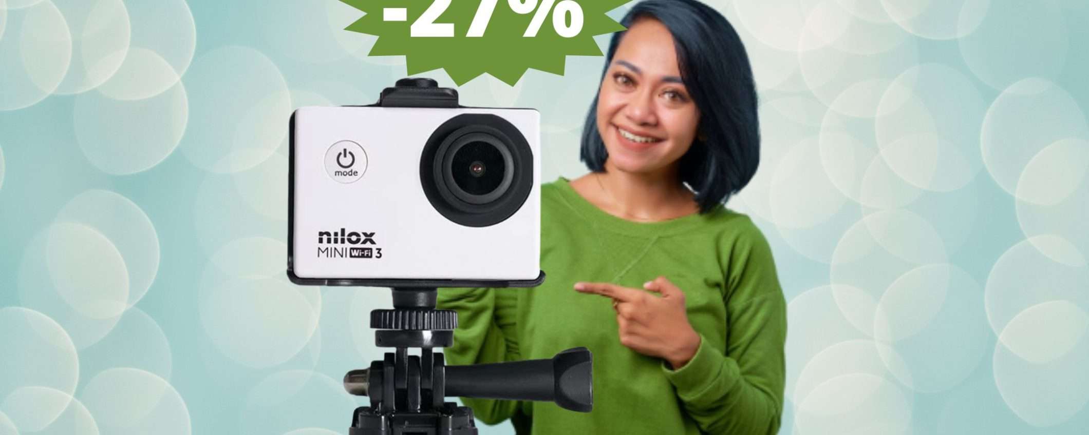 Action Cam Nilox Mini: impossibile trovare di meglio a questo prezzo Action Cam Nilox Mini: impossibile trovare di meglio a questo prezzo
