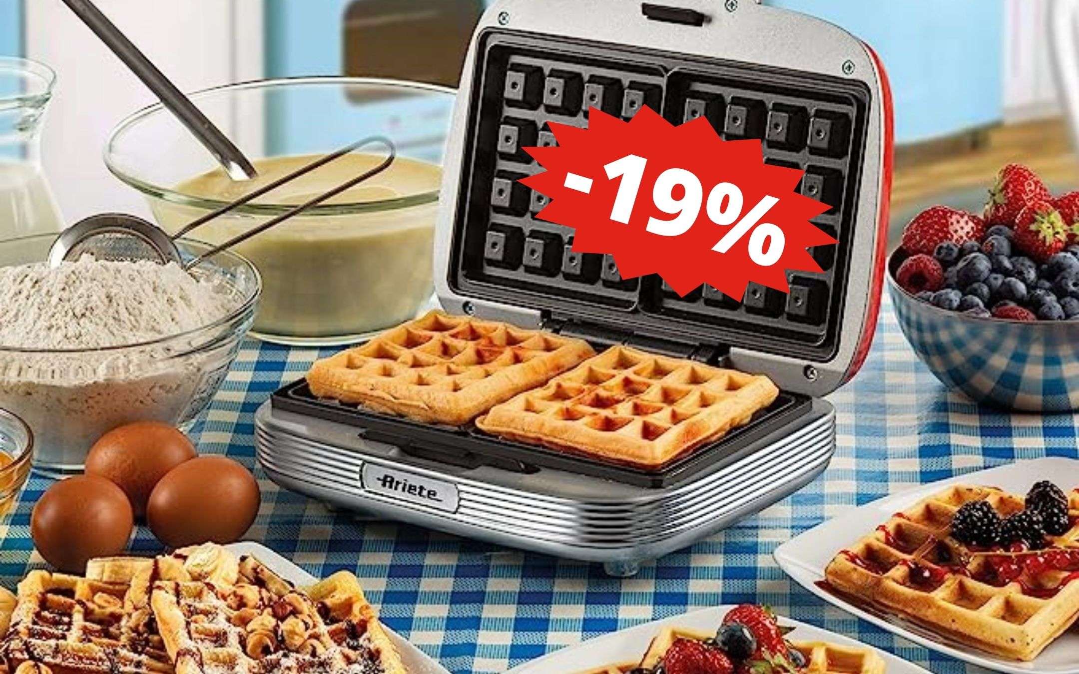 Ariete Waffle Maker fantastica promozione su Amazon