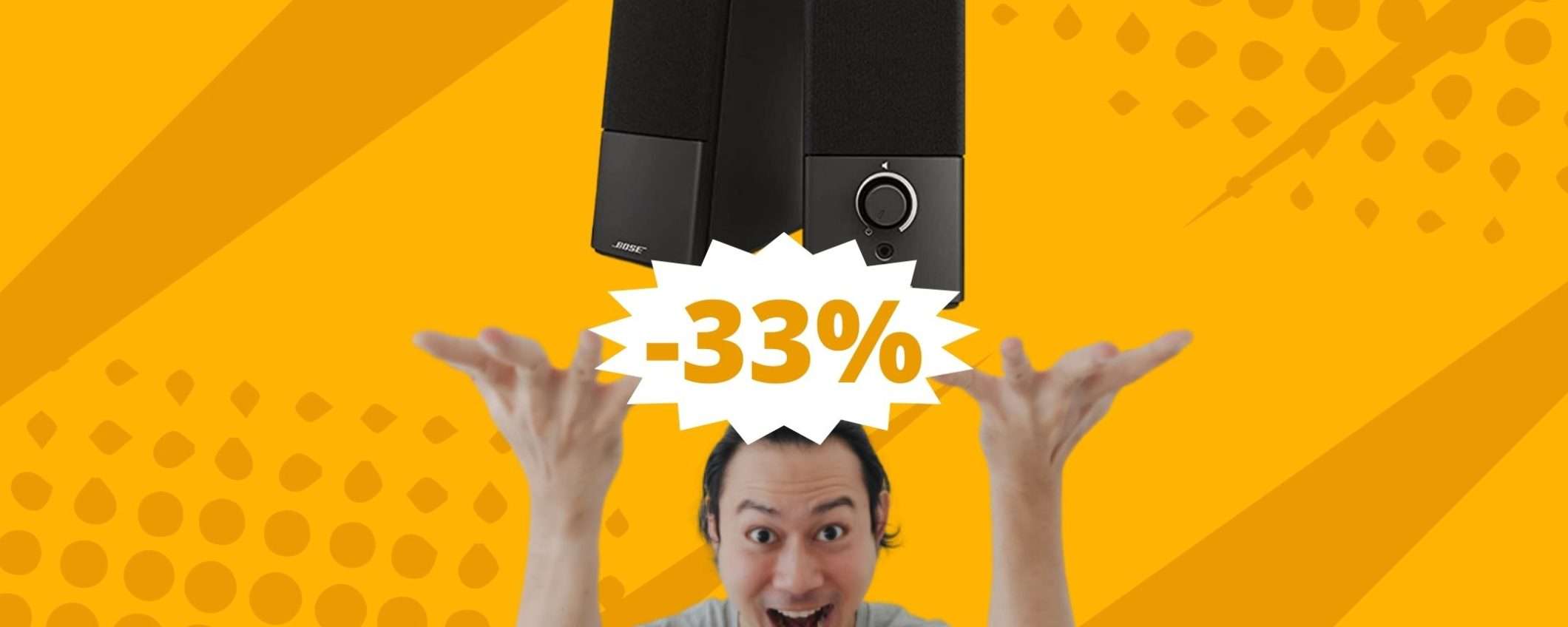 Bose Companion 2: casse audio di alta qualità, ad un prezzo ridicolo Bose Companion 2: casse audio di alta qualità, ad un prezzo ridicolo
