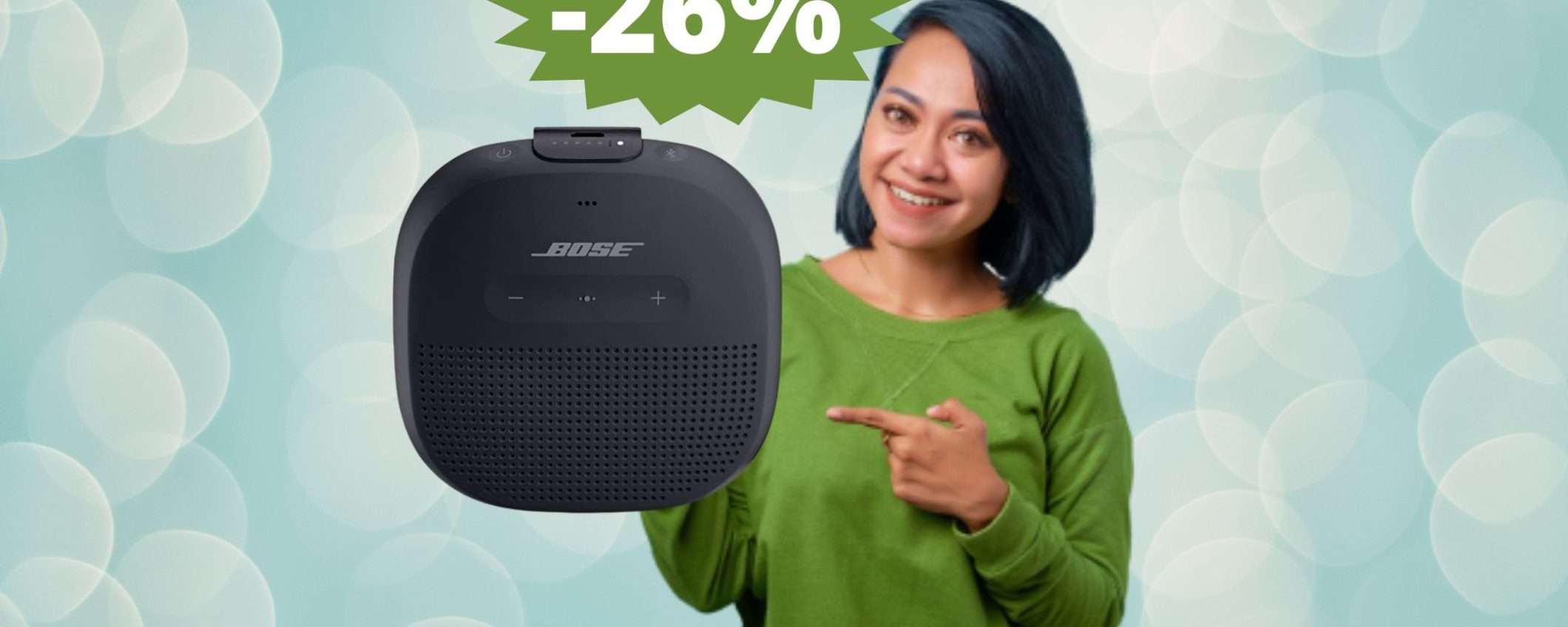 Bose SoundLink Micro: speaker Bluetooth in super sconto Bose SoundLink Micro: speaker Bluetooth in super sconto