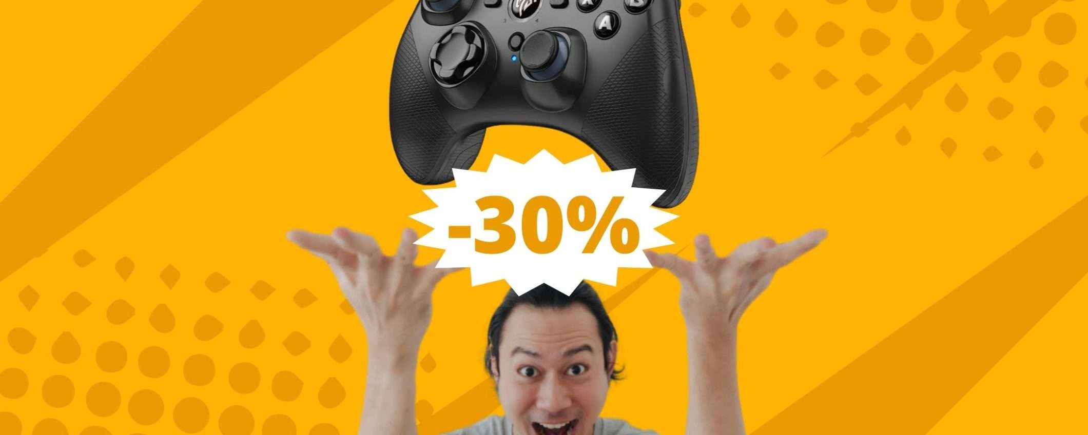 Controller da gaming per PC: il più venduto su Amazon in sconto del 30% Controller da gaming per PC: il più venduto su Amazon in sconto del 30%