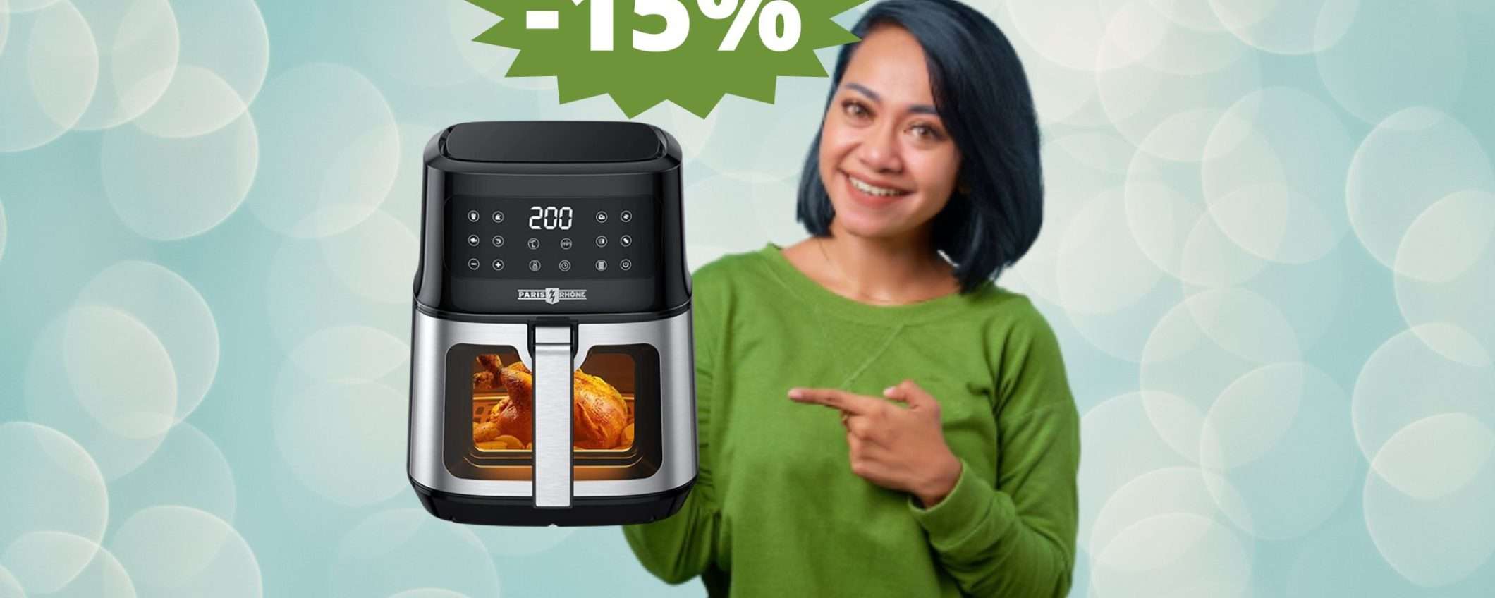Cucinare sano: ecco la friggitrice ad aria in sconto da comprare subito Cucinare sano: ecco la friggitrice ad aria in sconto da comprare subito