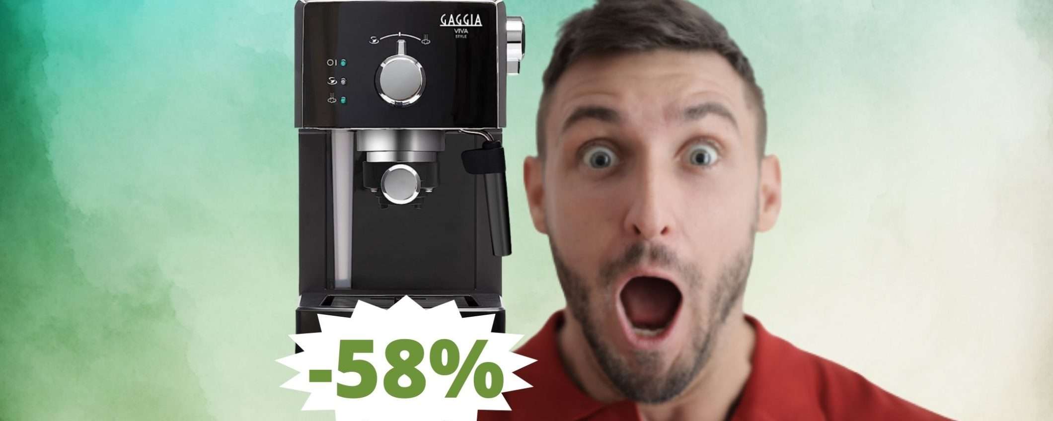 GAGGIA Viva Style: il caffè espresso come al bar a casa tua (-58%) GAGGIA Viva Style: il caffè espresso come al bar a casa tua (-58%)
