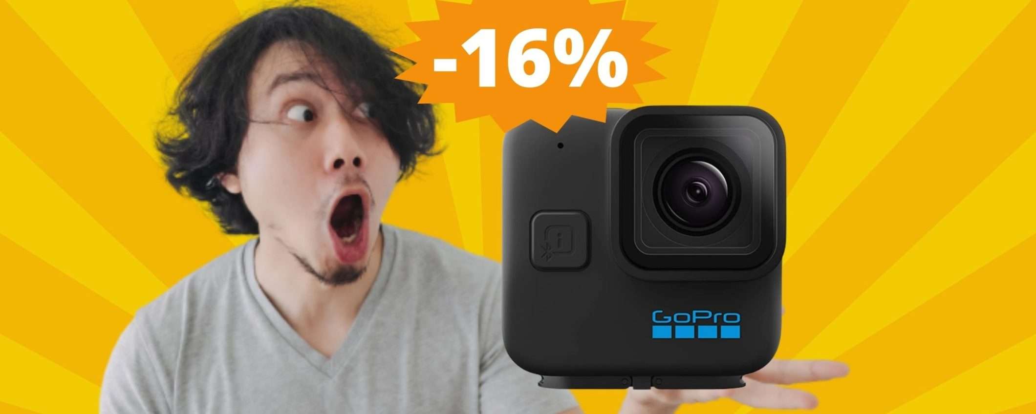 GoPro HERO11 Black Mini: l'ultima evoluzione, per la prima volta in offerta GoPro HERO11 Black Mini: l'ultima evoluzione, per la prima volta in offerta