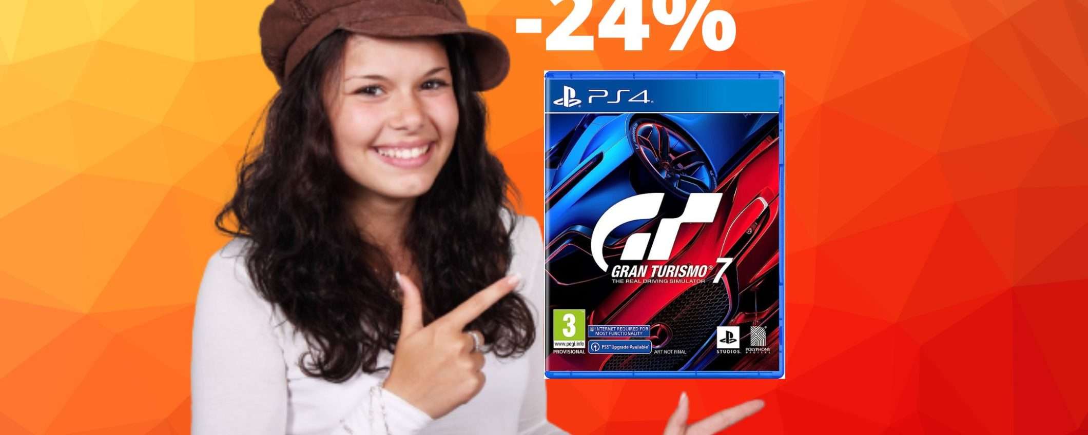 Gran Turismo 7 per PS4: ottimo sconto del 24% su Amazon Gran Turismo 7 per PS4: ottimo sconto del 24% su Amazon