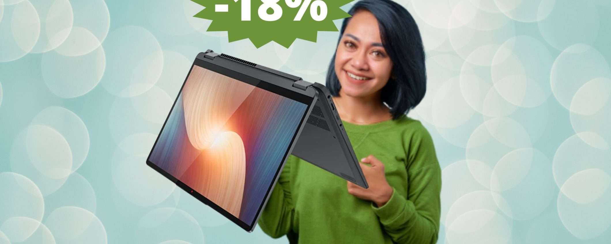 Lenovo IdeaPad Flex 5: laptop versatile 2 in 1, in sconto su Amazon Lenovo IdeaPad Flex 5: laptop versatile 2 in 1, in sconto su Amazon