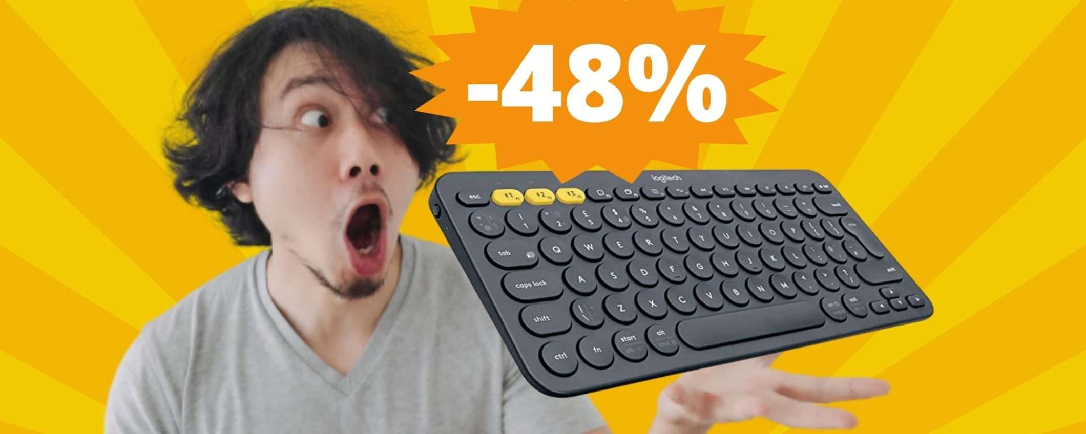Logitech K380: prezzo BOMBA per la tastiera più venduta di sempre Logitech K380: prezzo BOMBA per la tastiera più venduta di sempre