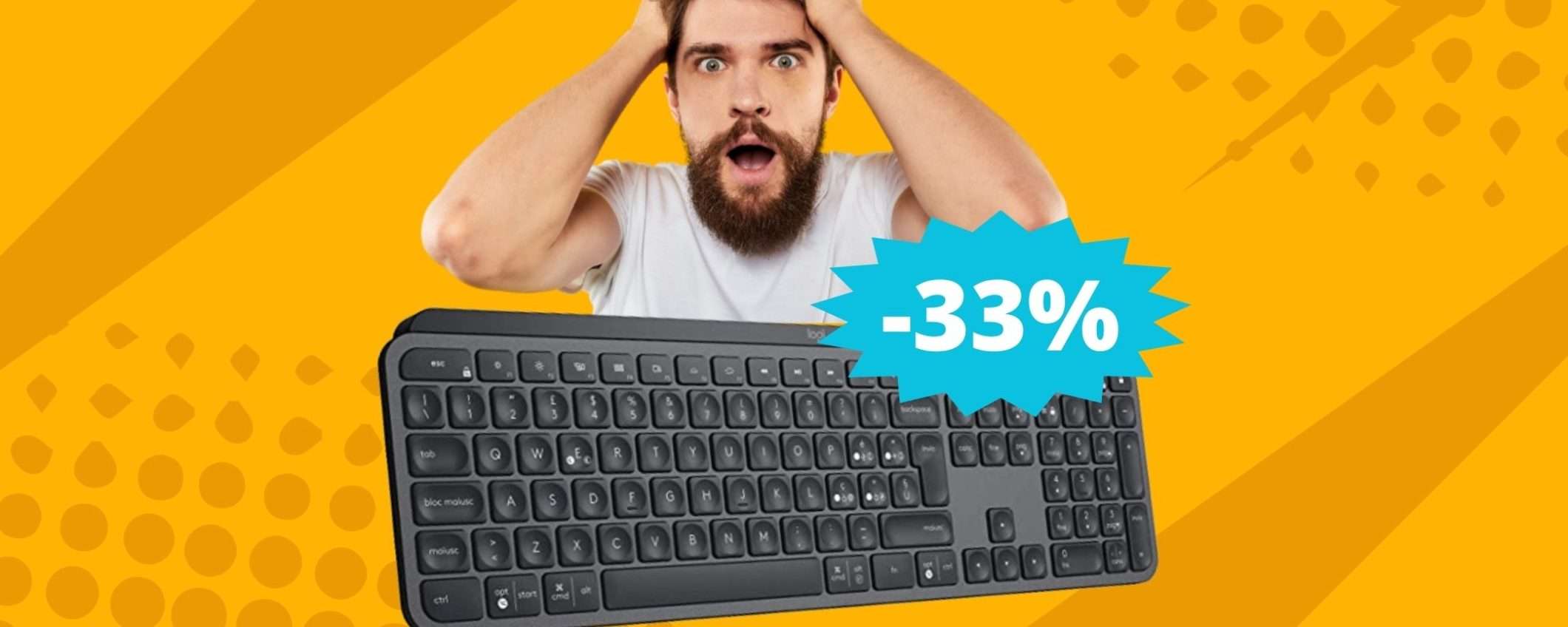 Logitech MX Keys: all'avanguardia, iper versatile e in super sconto Logitech MX Keys: all'avanguardia, iper versatile e in super sconto