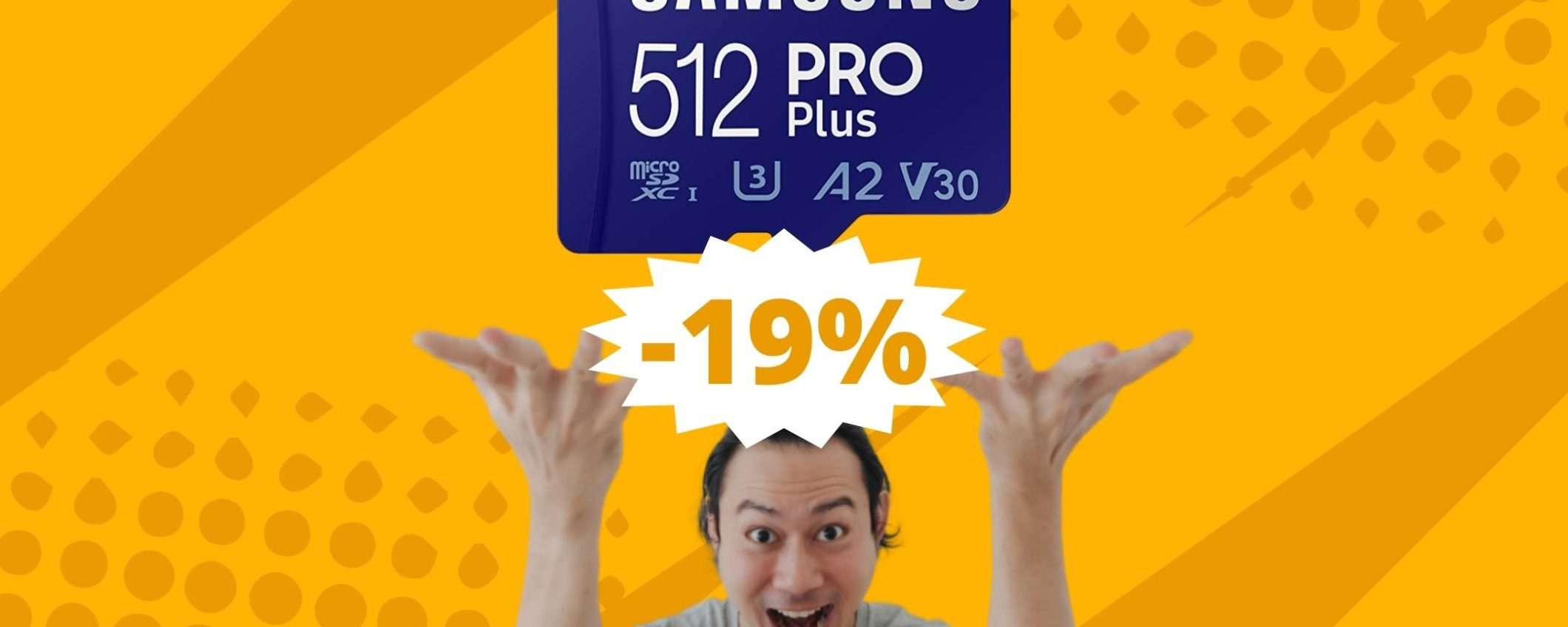 MicroSD Samsung PRO Plus: la memory card super veloce e in super sconto MicroSD Samsung PRO Plus: la memory card super veloce e in super sconto