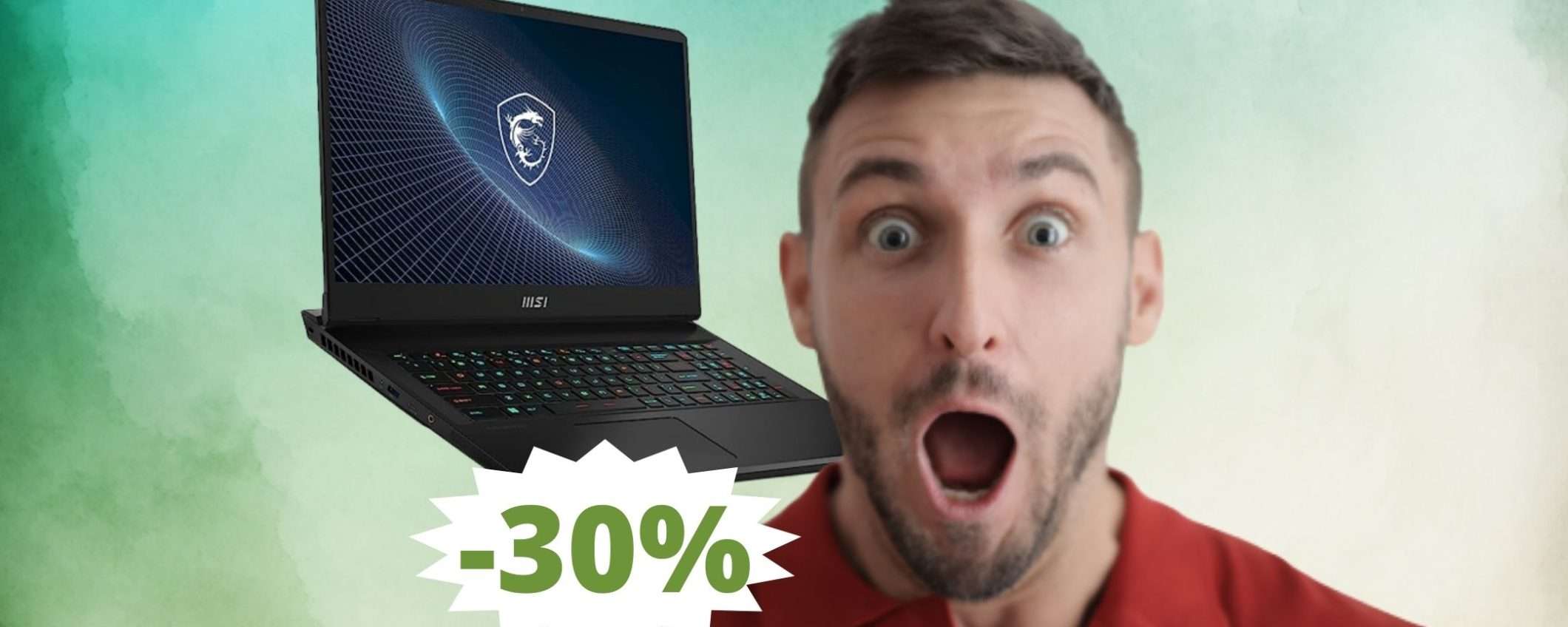 MSI Vector GP76: sconto FOLLE di 900 euro su Amazon MSI Vector GP76: sconto FOLLE di 900 euro su Amazon