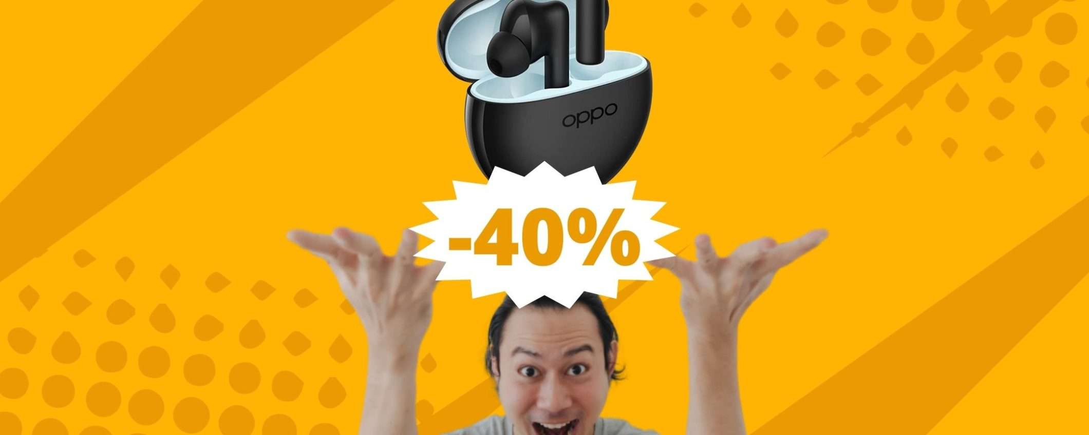 OPPO Enco Buds2: cuffie di ottima qualità in super sconto OPPO Enco Buds2: cuffie di ottima qualità in super sconto