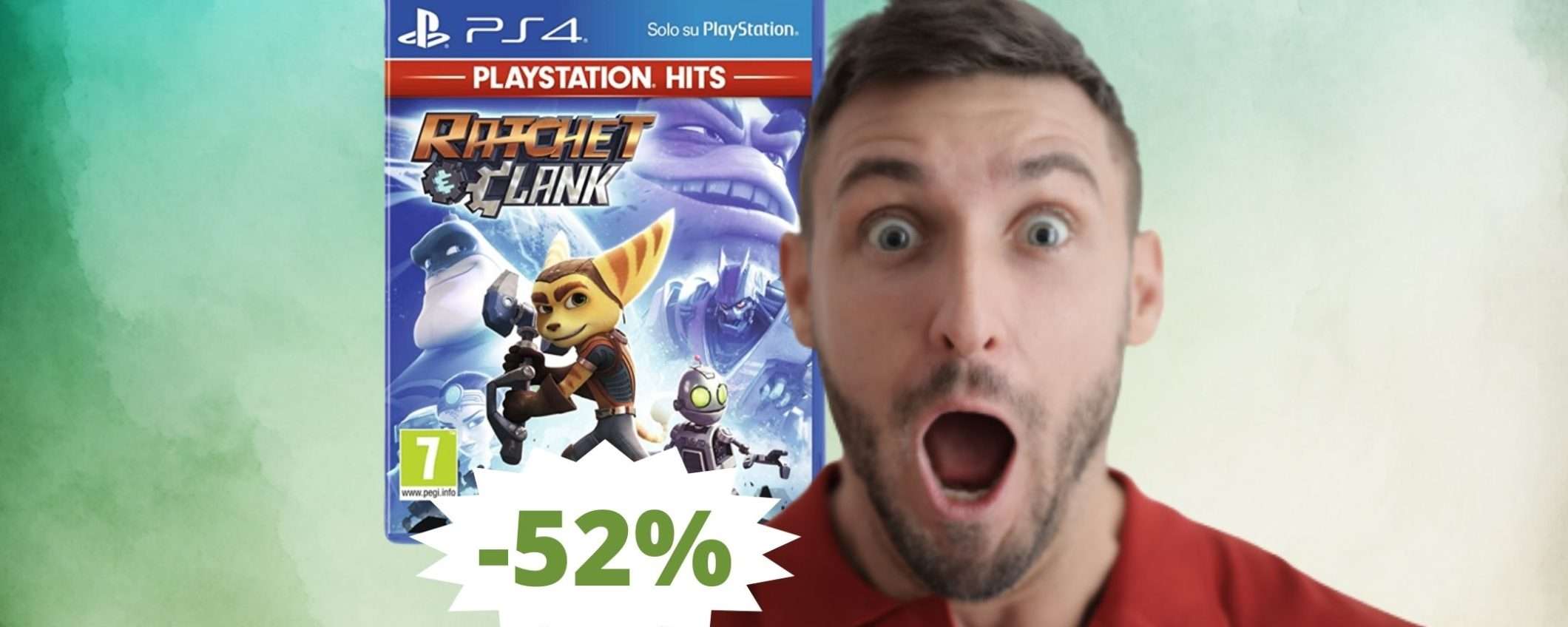 Ratchet & Clank PS4: prezzo BOMBA con il 52% di sconto Ratchet & Clank PS4: prezzo BOMBA con il 52% di sconto