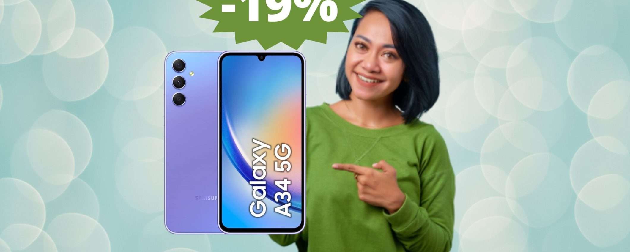 Samsung Galaxy A34: bello, potente e in sconto su Amazon Samsung Galaxy A34: bello, potente e in sconto su Amazon