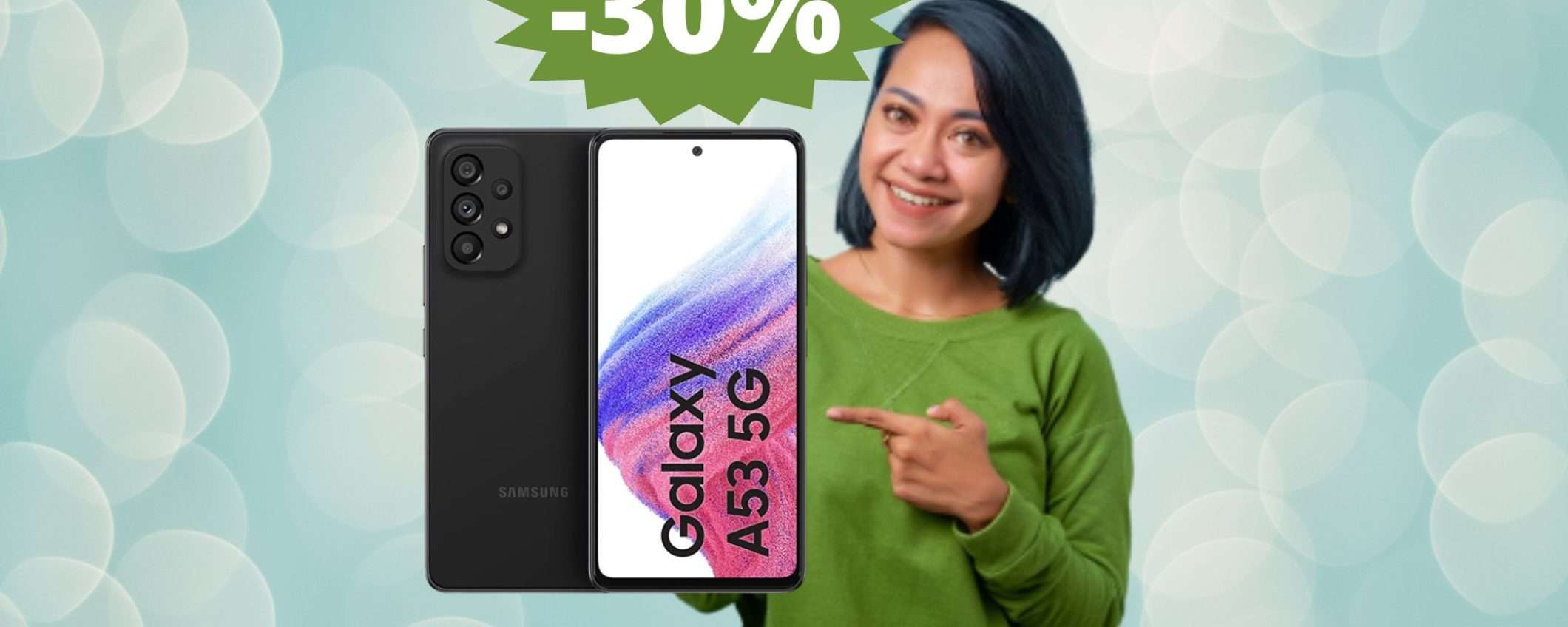 Samsung Galaxy A53: ottimo sconto per il medio gamma più desiderato Samsung Galaxy A53: ottimo sconto per il medio gamma più desiderato