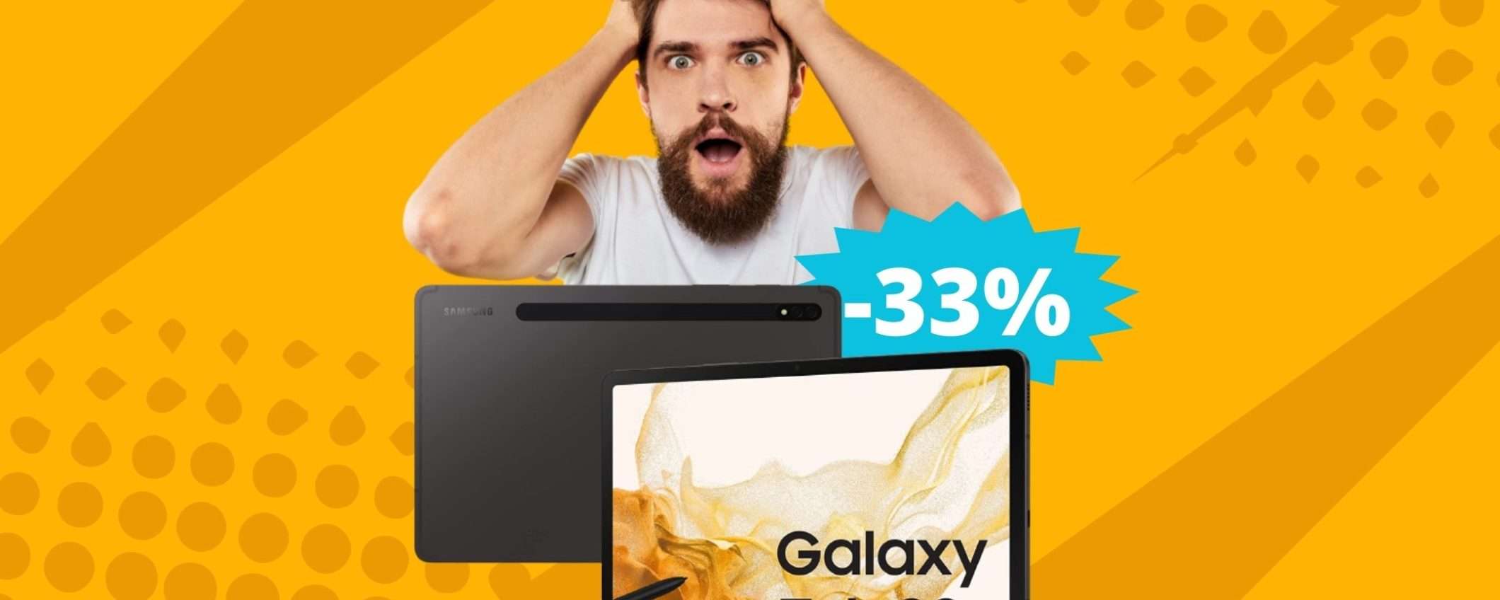 Samsung Galaxy Tab S8: il tablet che tutti vogliono, oggi in super sconto Samsung Galaxy Tab S8: il tablet che tutti vogliono, oggi in super sconto