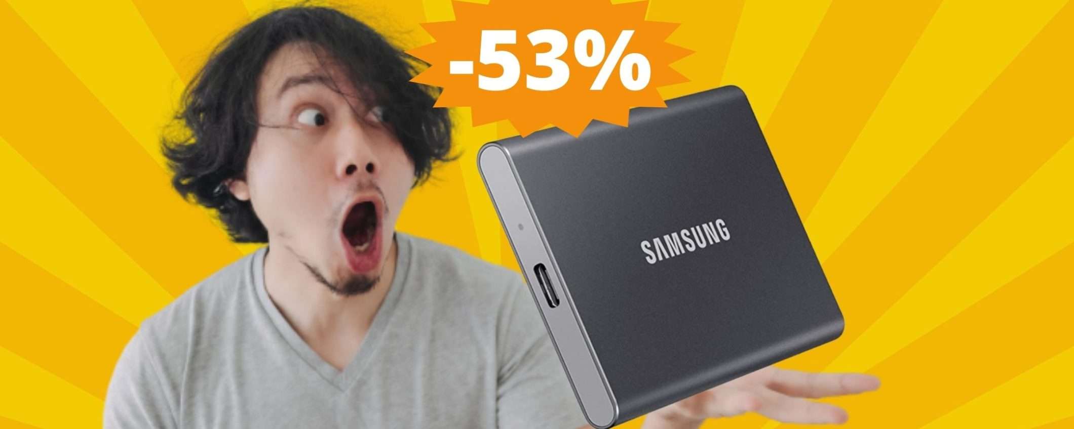 SSD Samsung T7 2TB: velocità e qualità ad un prezzo ridicolo SSD Samsung T7 2TB: velocità e qualità ad un prezzo ridicolo