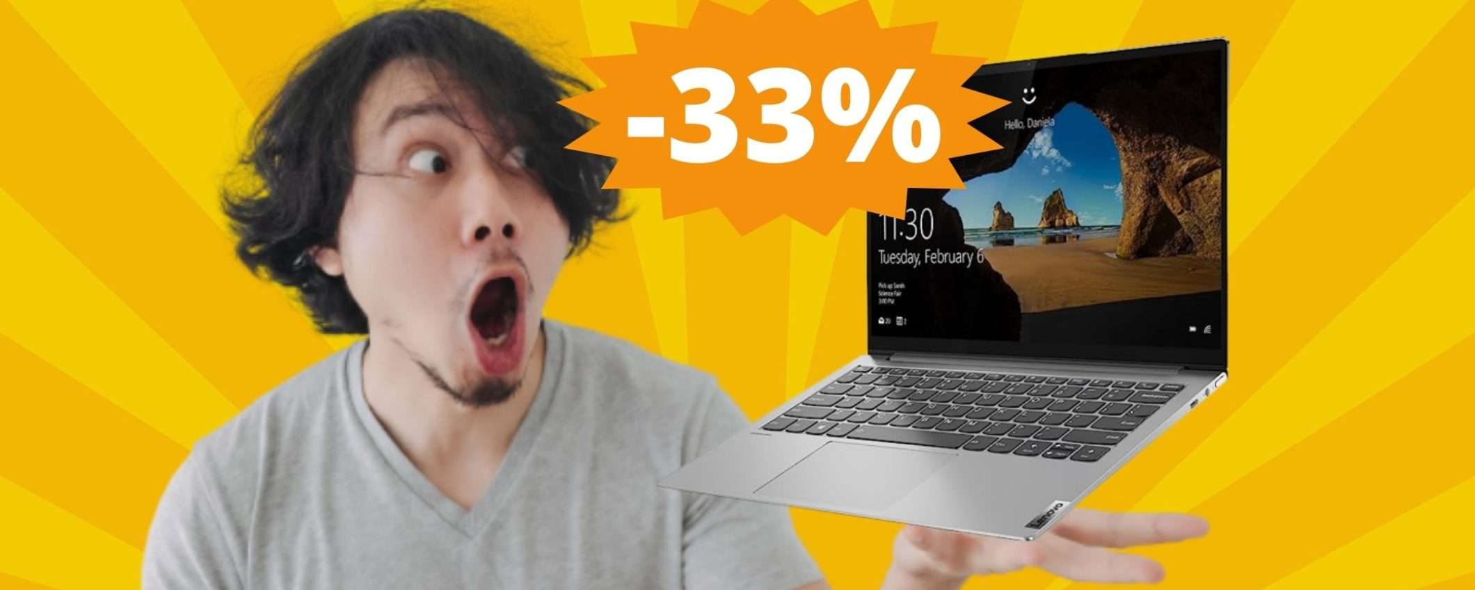 Lenovo Yoga Slim 7: il laptop per chi non si accontenta (-400 euro) Lenovo Yoga Slim 7: il laptop per chi non si accontenta (-400 euro)