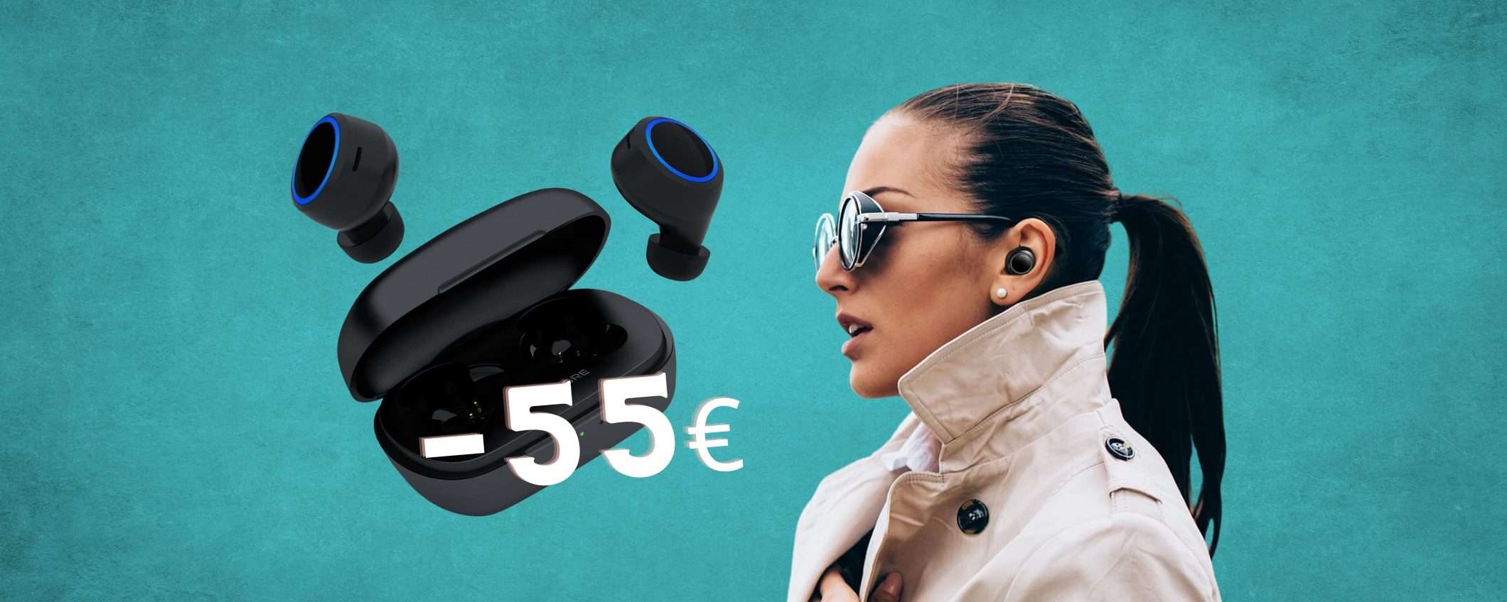 Creative: gli auricolari wireless in SCONTO di 55€ con il COUPON Creative: gli auricolari wireless in SCONTO di 55€ con il COUPON