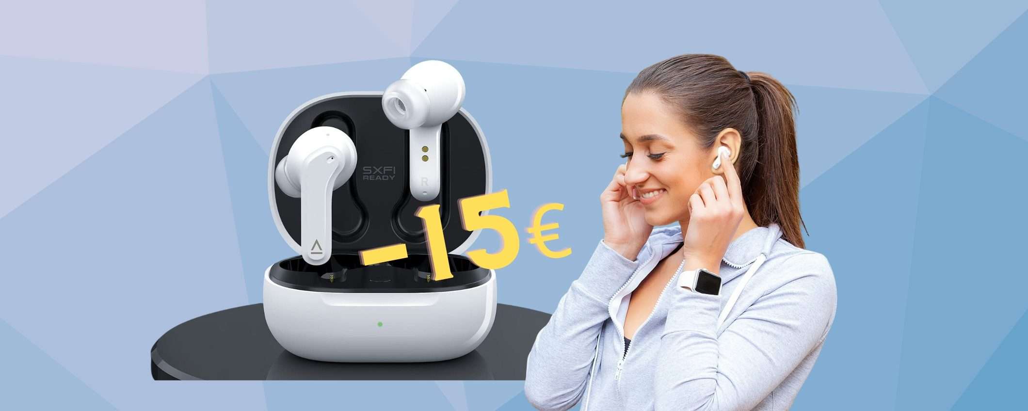 Creative Zen Air: auricolari wireless senza paragoni su Amazon a 34,99€ Creative Zen Air: auricolari wireless senza paragoni su Amazon a 34,99€