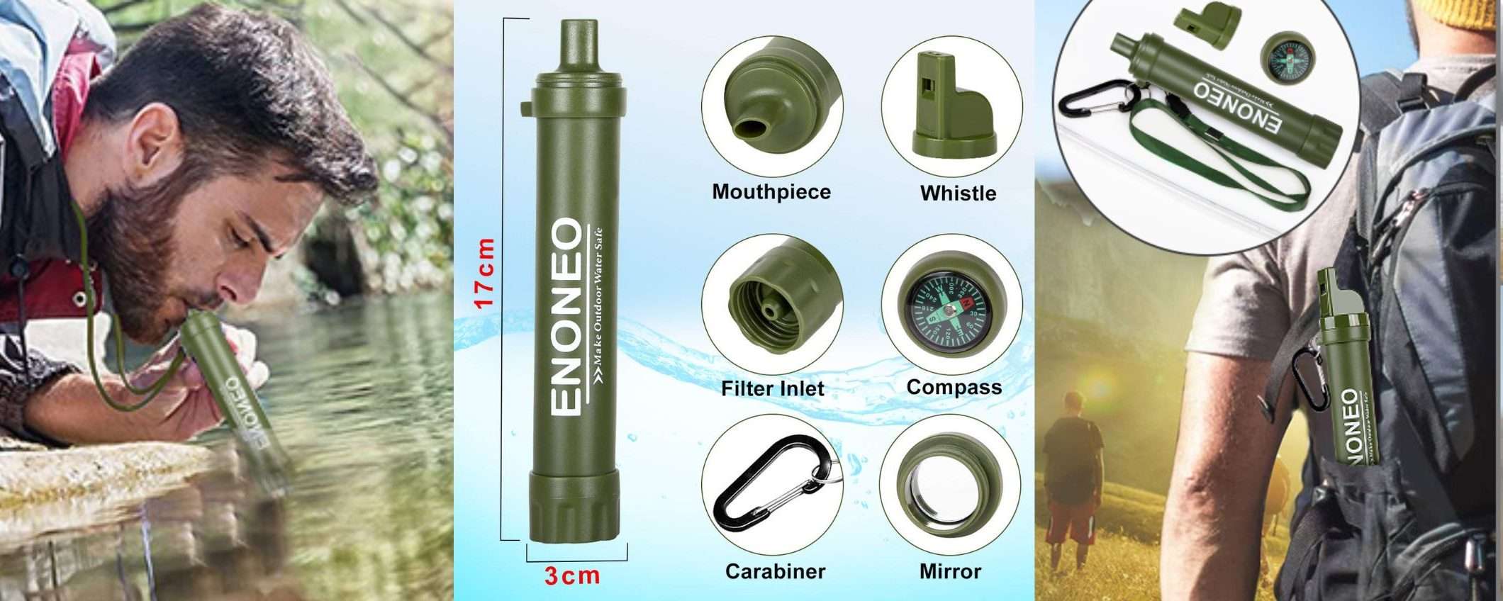 Mini depuratore: rende potabile qualsiasi tipo di acqua e lo tieni in tasca Mini depuratore: rende potabile qualsiasi tipo di acqua e lo tieni in tasca