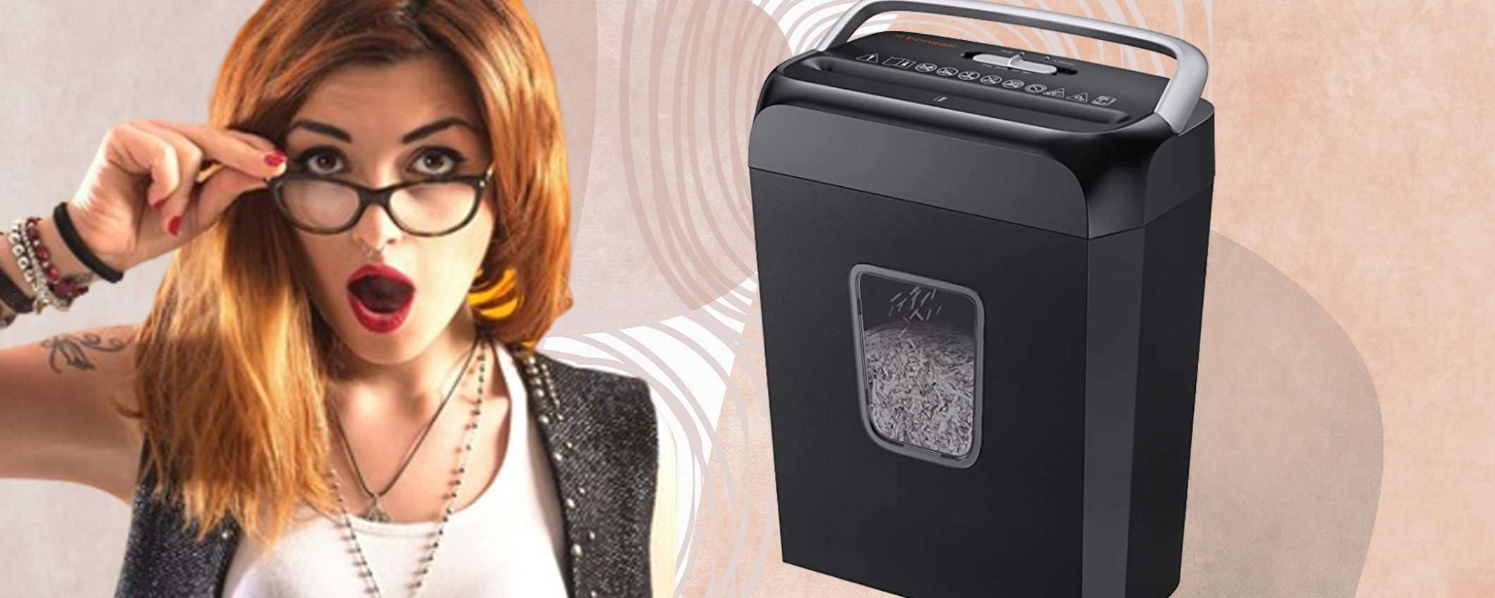 Distruggi documenti portatile: IMPERDIBILE a questo prezzo (-40%) Distruggi documenti portatile: IMPERDIBILE a questo prezzo (-40%)