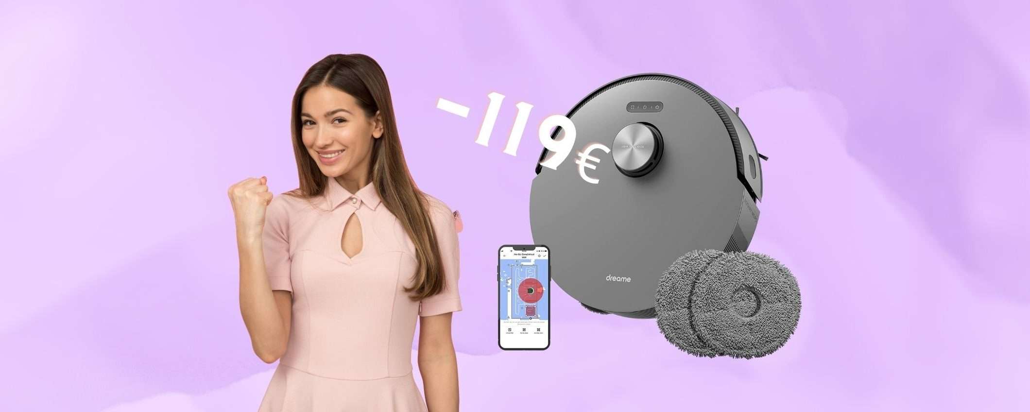 Dreame L10s Pro: robot 2 in 1 per pavimenti splendenti a 119€ in MENO Dreame L10s Pro: robot 2 in 1 per pavimenti splendenti a 119€ in MENO