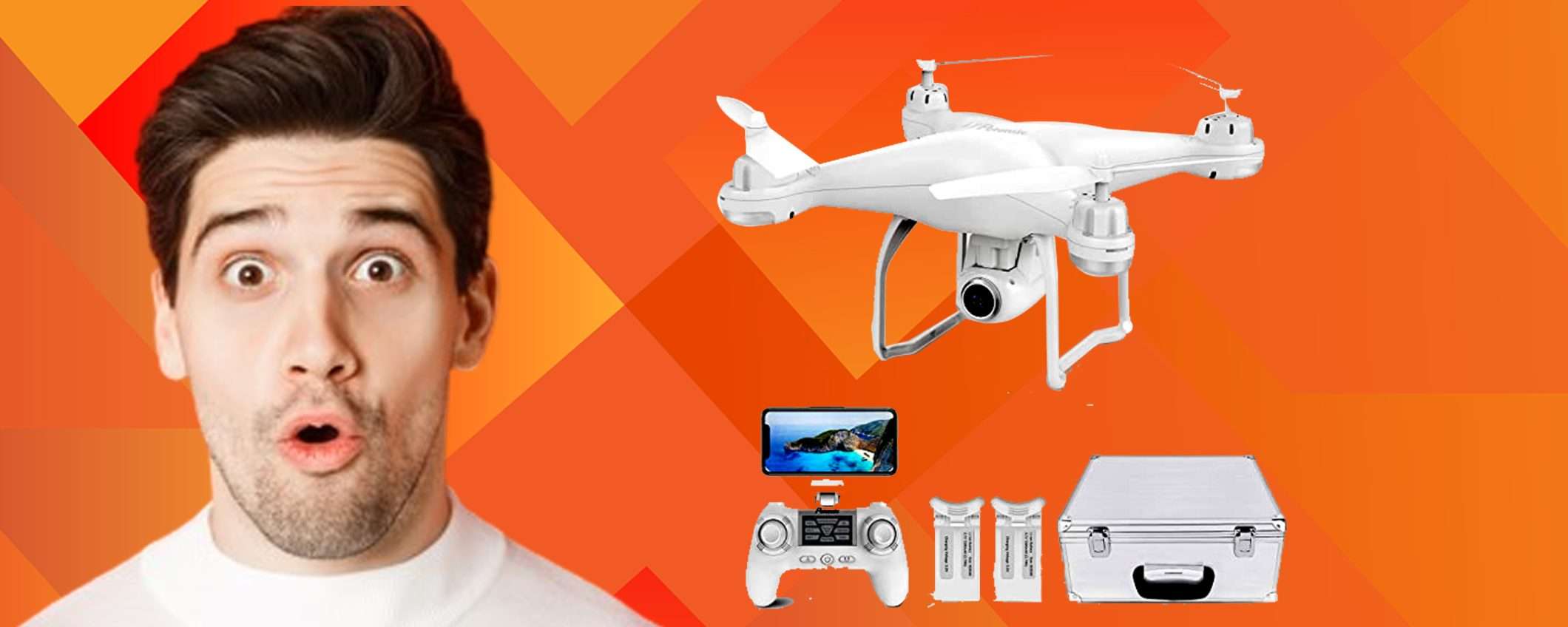 Drone con sistema GPS avanzato: DOPPIO SCONTO su Amazon (15%+coupon 30€) Drone con sistema GPS avanzato: DOPPIO SCONTO su Amazon (15%+coupon 30€)